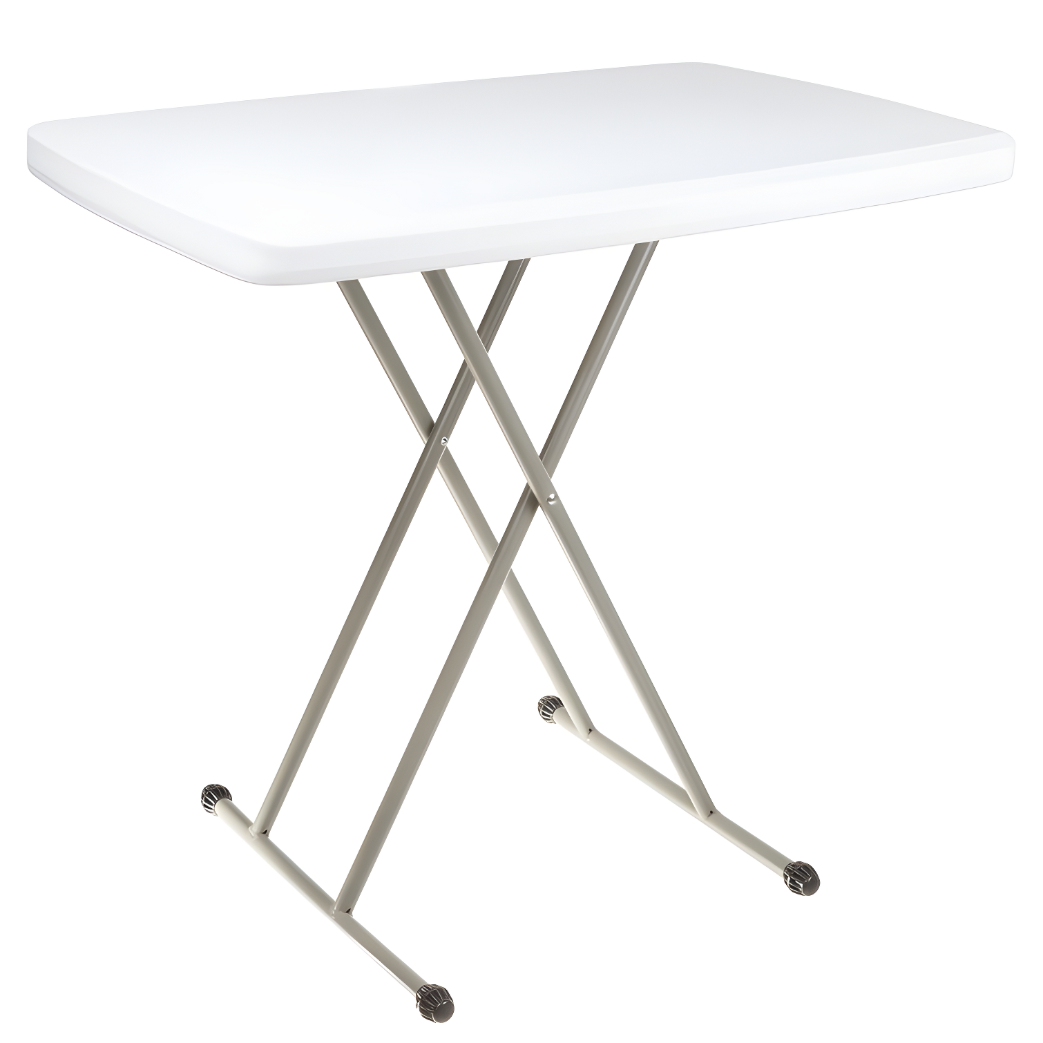 Adjustable White Polyethylene Personal Crafting Table