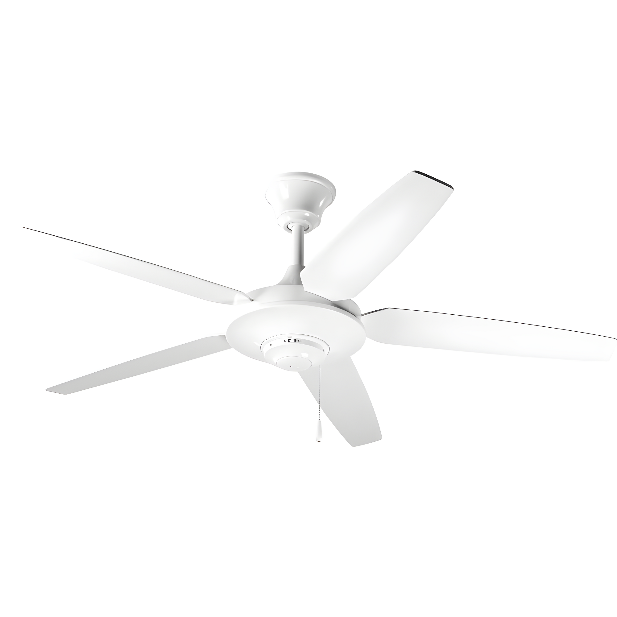 AirPro 54" White 5-Blade Indoor Ceiling Fan with Reversible Blades