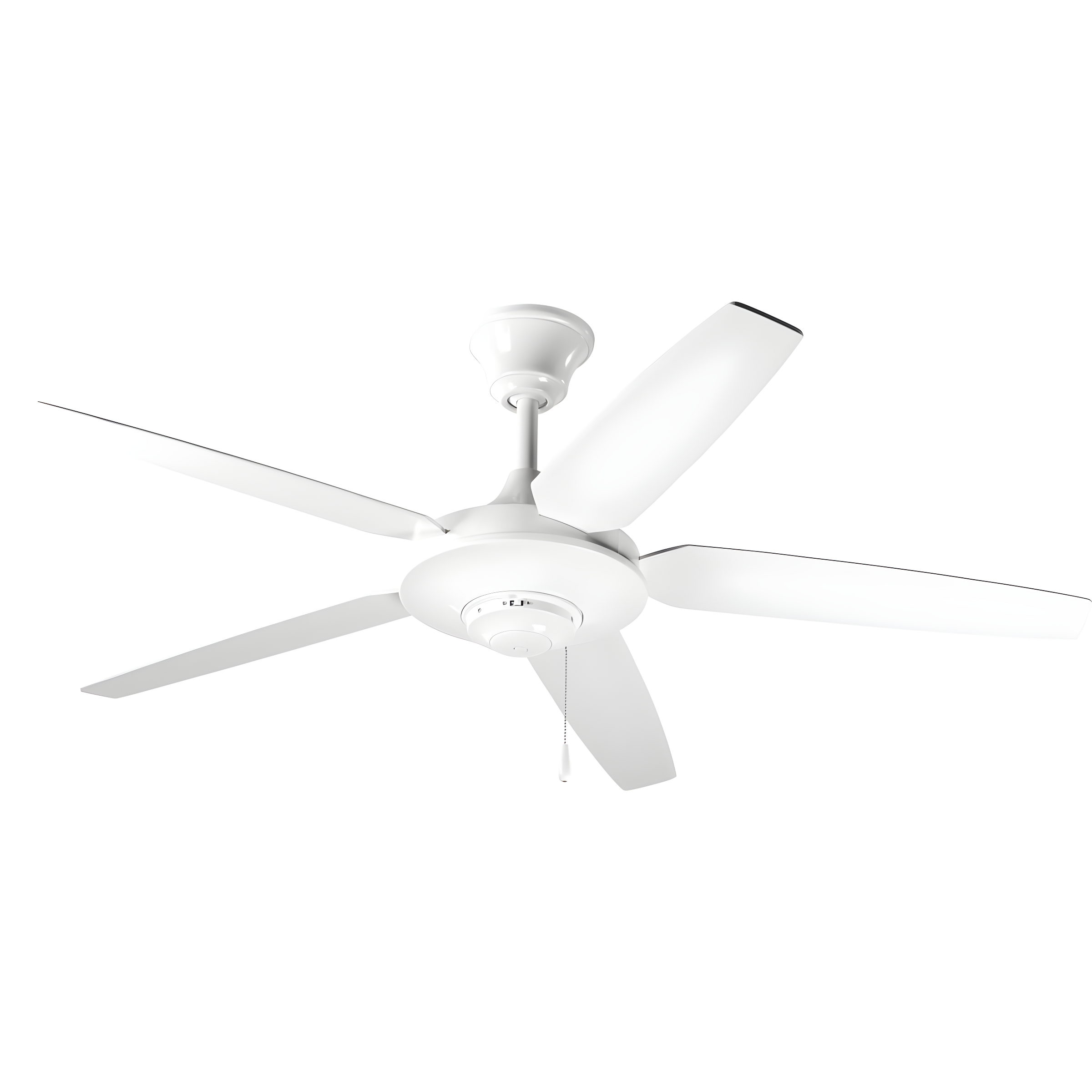 AirPro 54" White 5-Blade Indoor Ceiling Fan with Reversible Blades