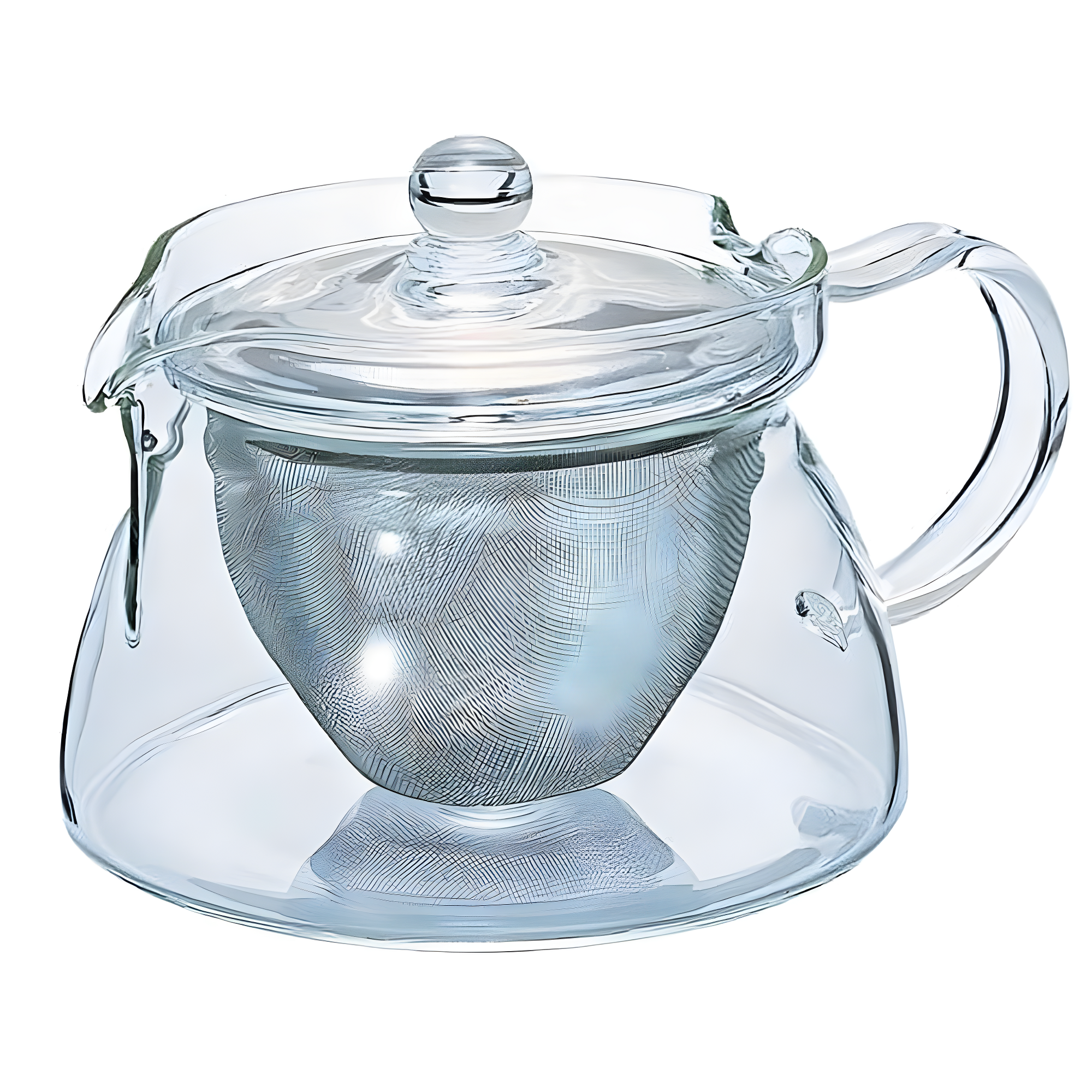 Hario 450ml Clear Glass Tea Pot with Strainer