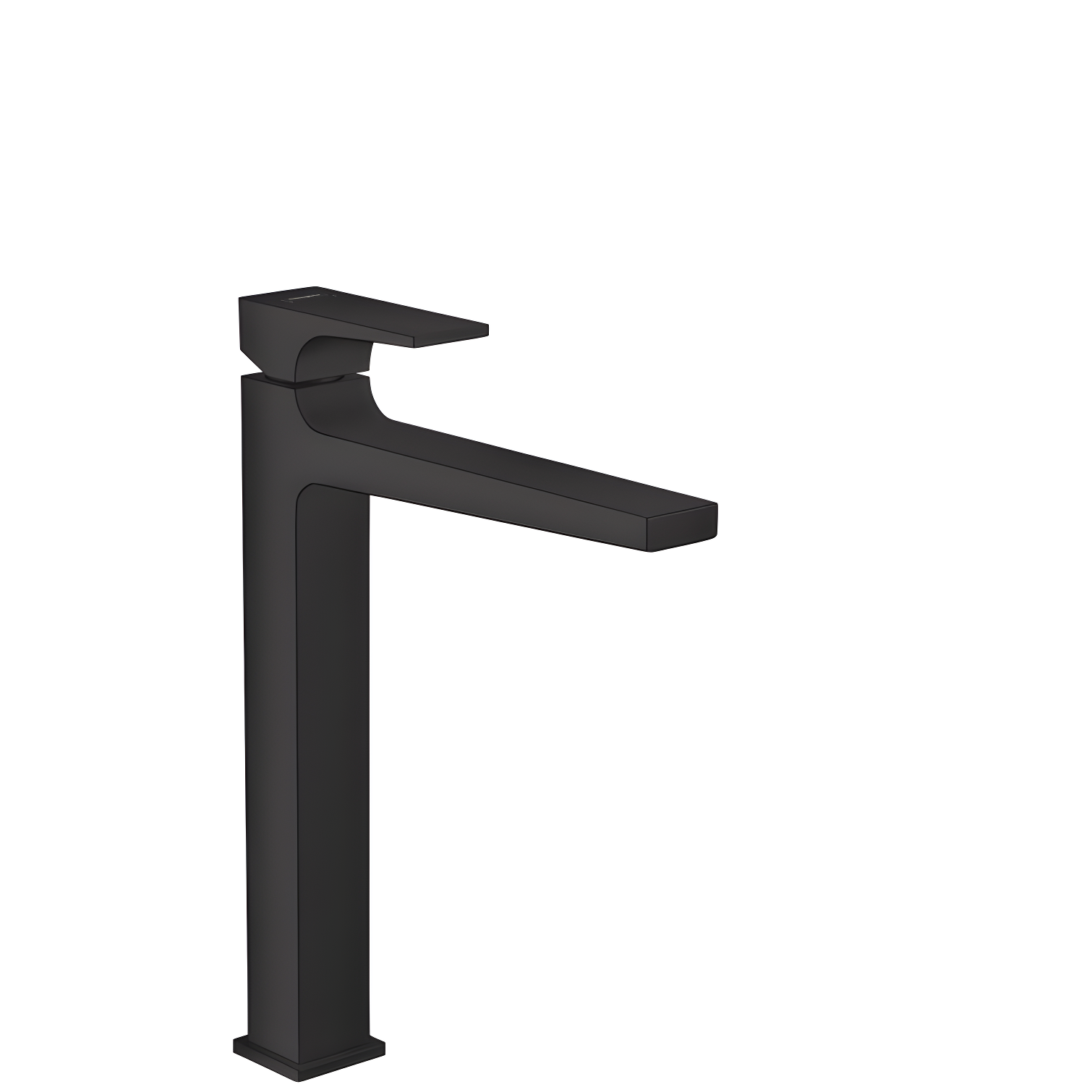 Matte Black Brass Single Hole Vessel Faucet