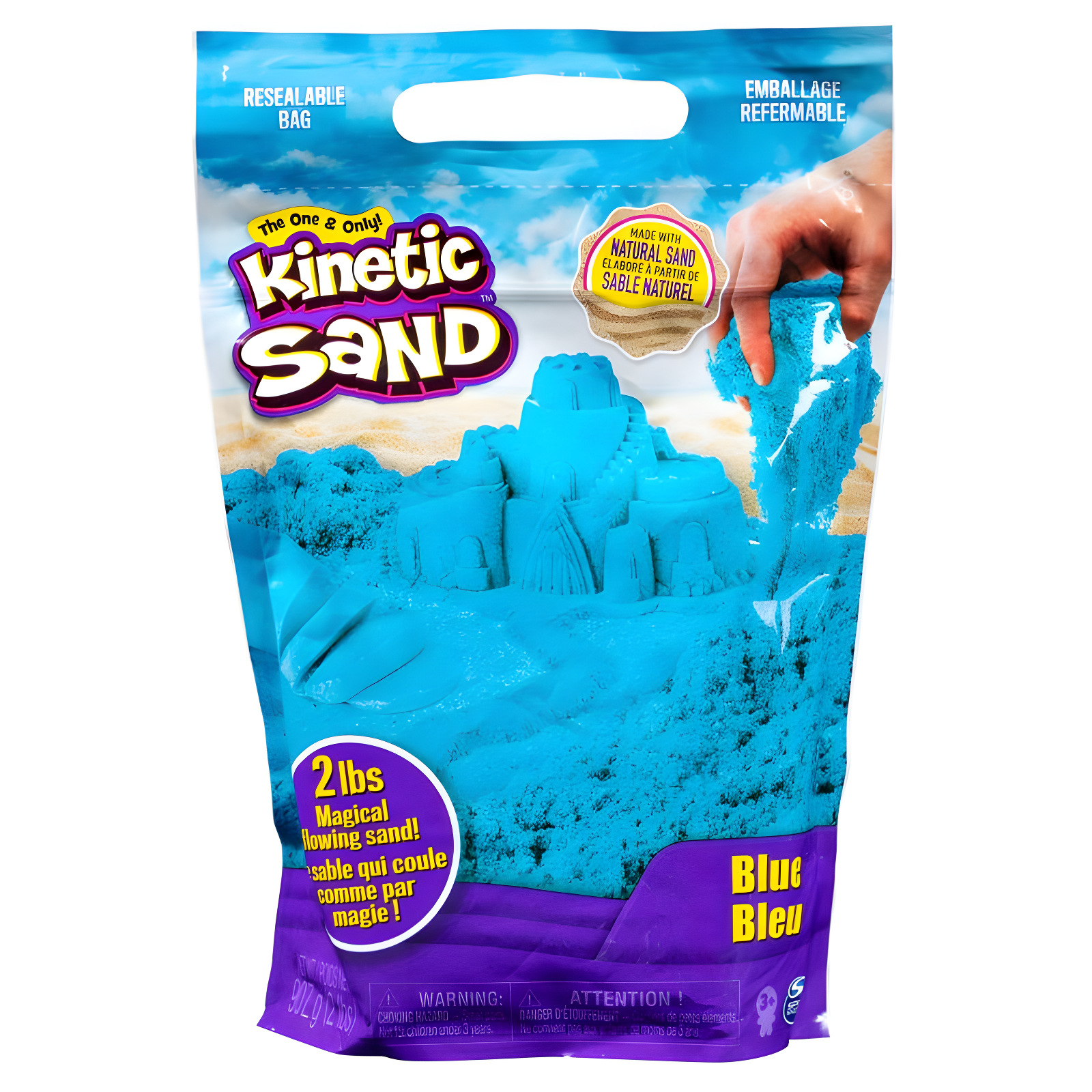 Blue 2lb Non-Toxic Children's Kinetic Sand