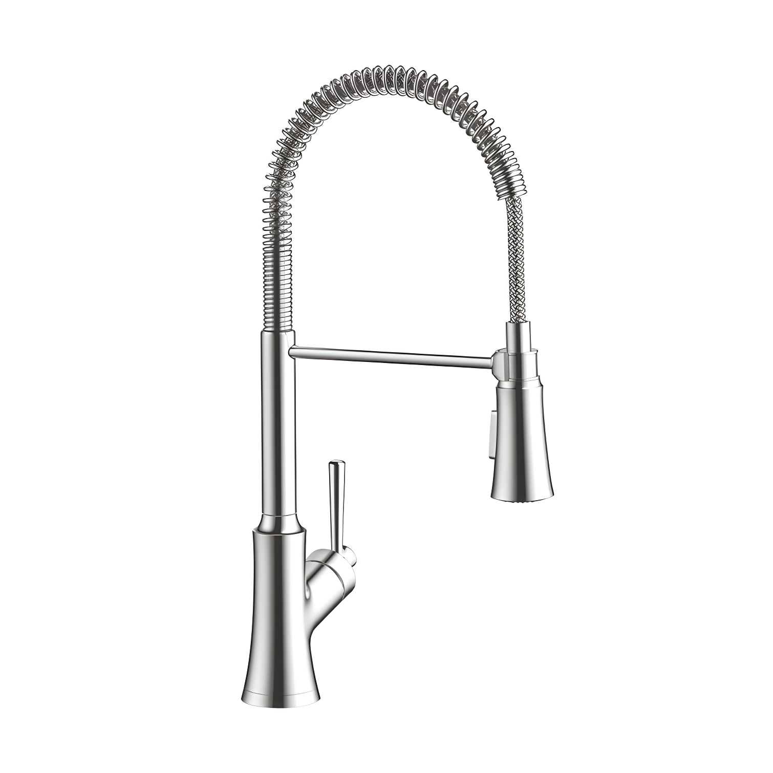 Joleena Semi-Pro 19.38" High Chrome Kitchen Faucet with Aerated Spray