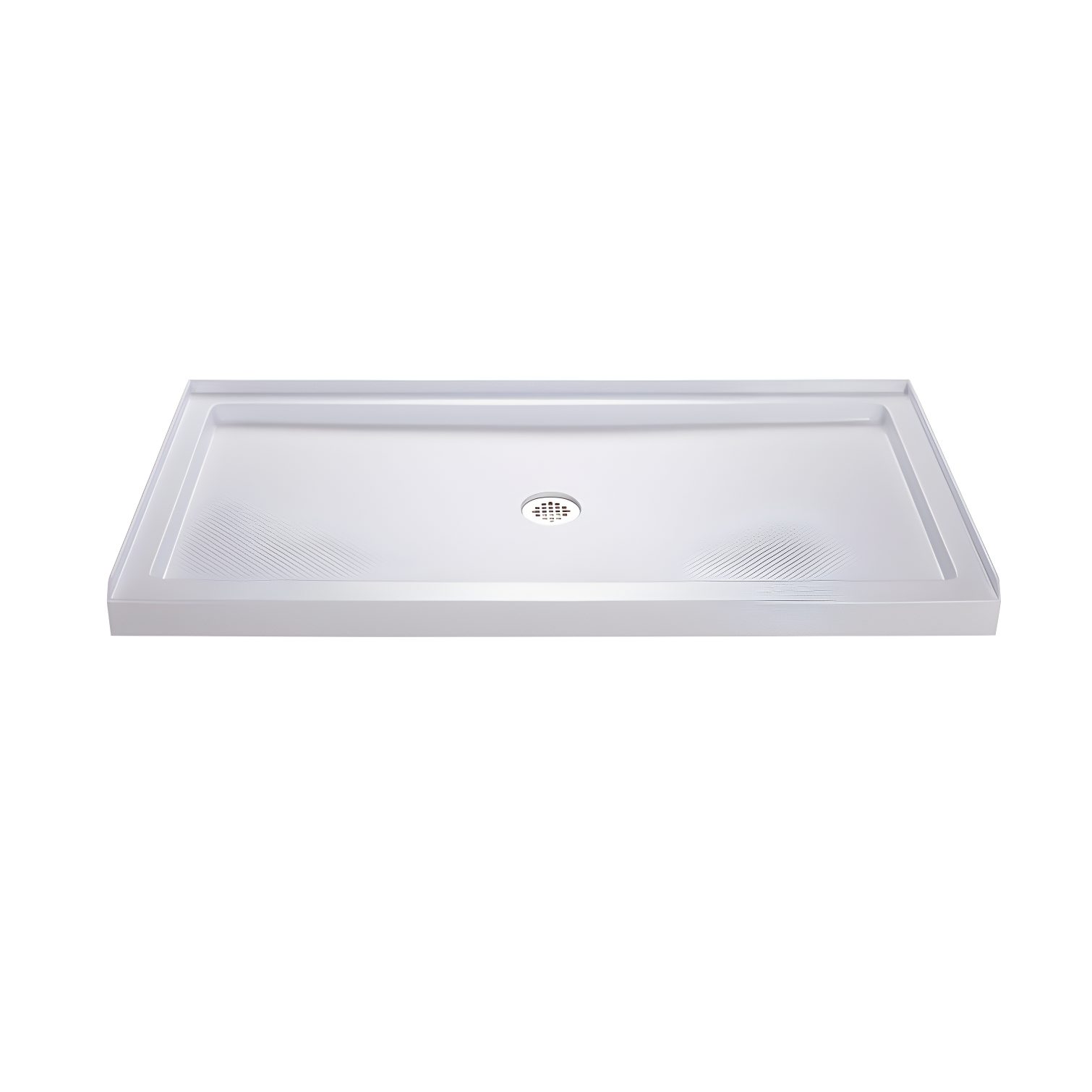 SlimLine 60" x 36" White Acrylic Shower Base