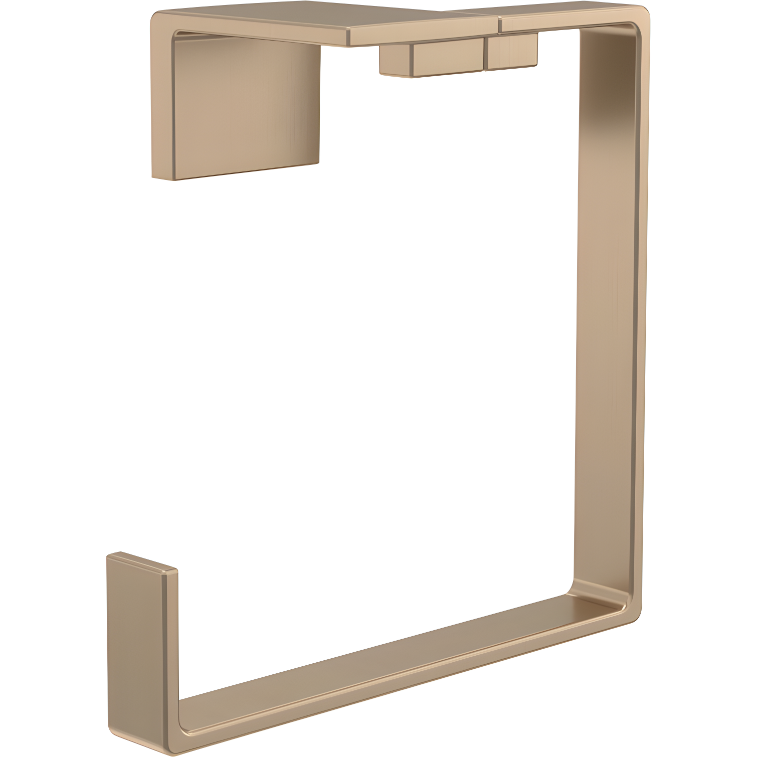 Champagne Bronze Modern Wall Mounted Towel Ring