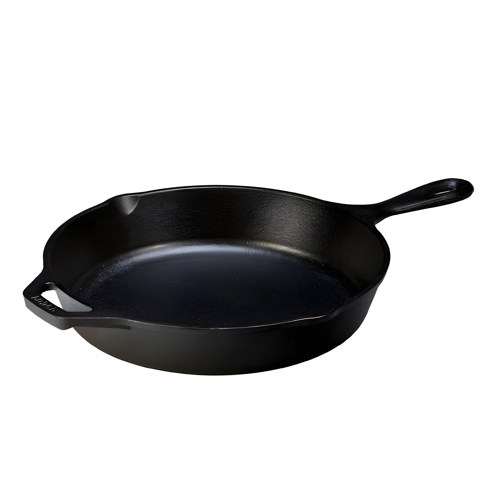 Lodge 12-Inch Black Cast Iron Skillet with Assist Handle