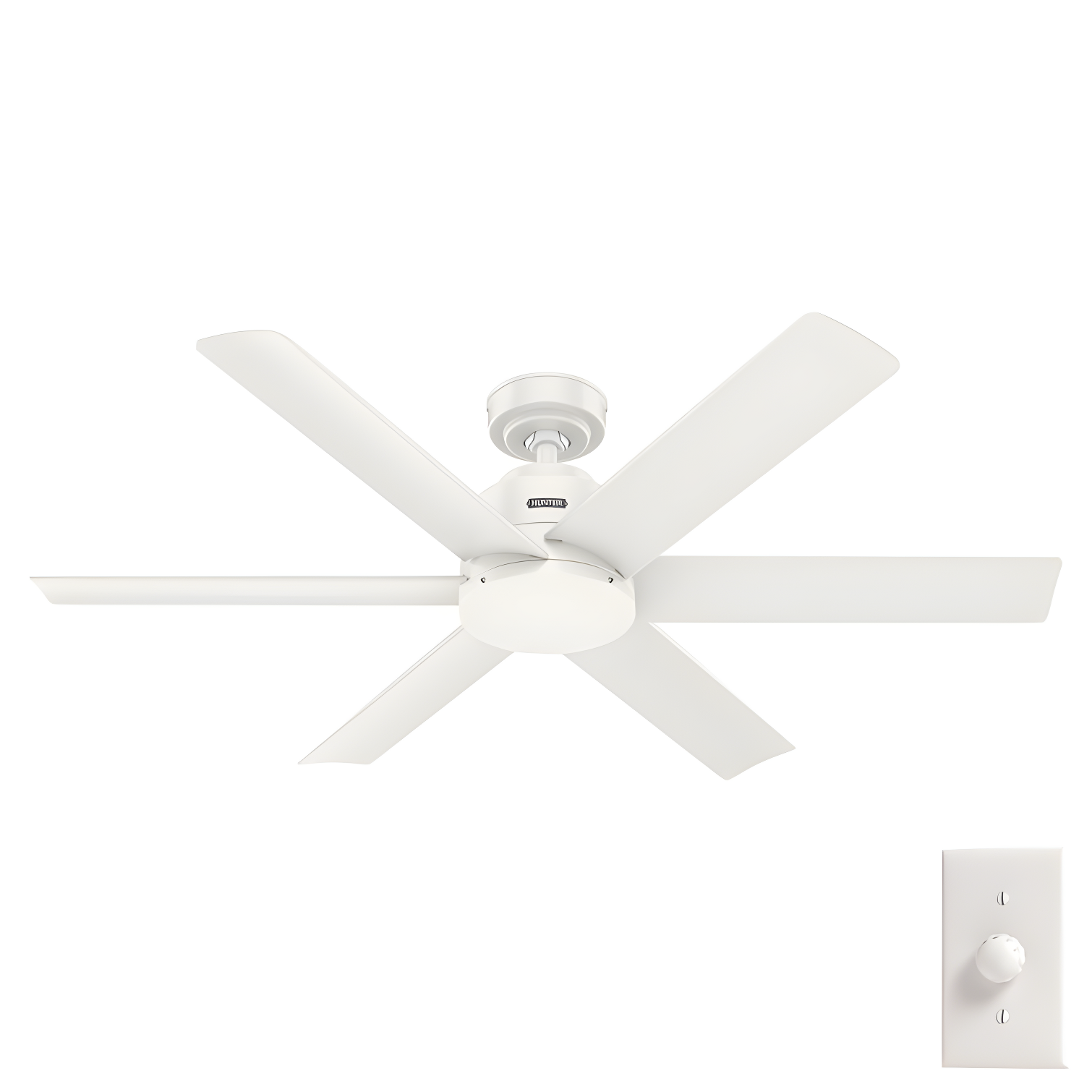 Kennicott 52" Fresh White 6-Blade Outdoor Ceiling Fan