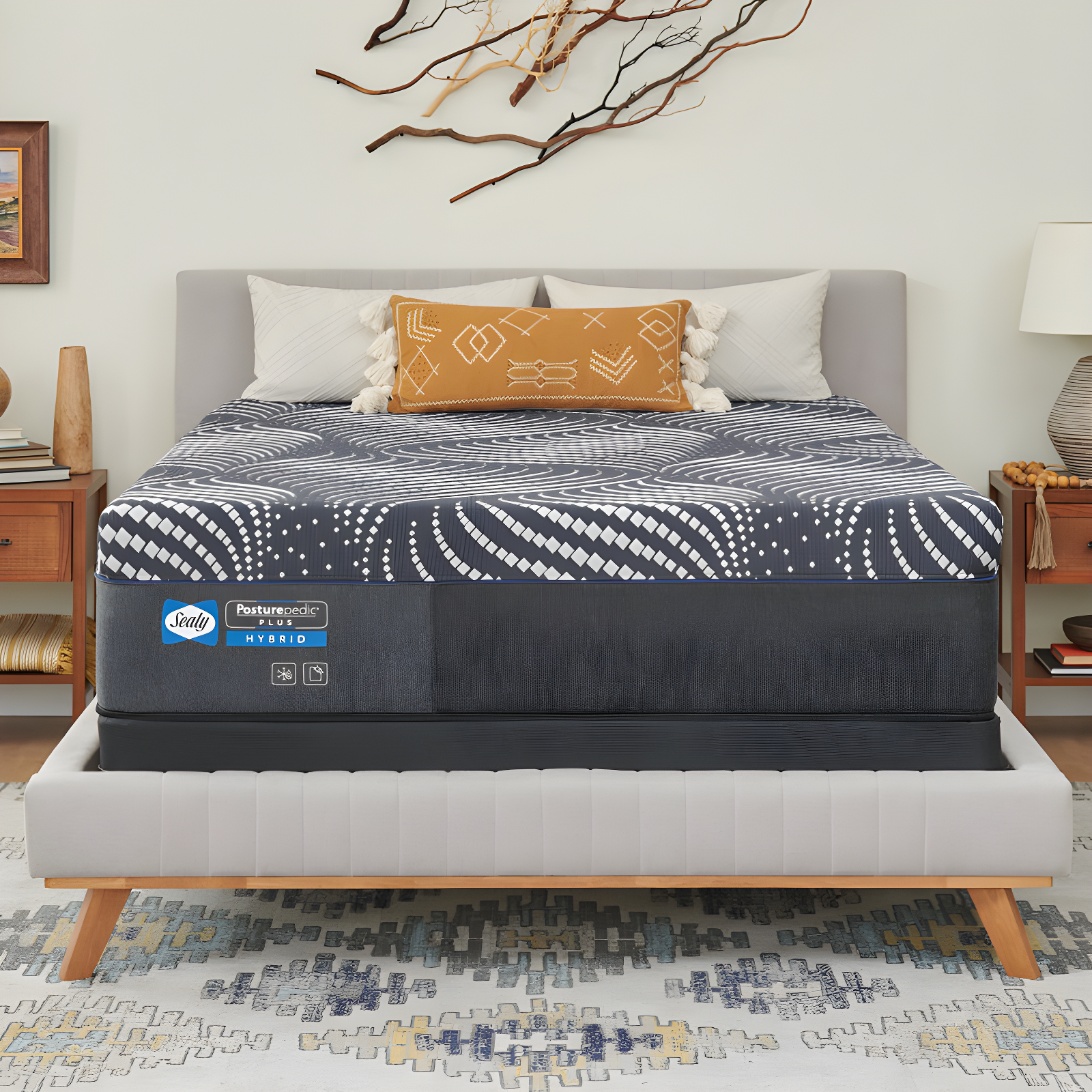 Sealy High Point 14" Firm Hybrid California King Mattress with Gel Memory Foam