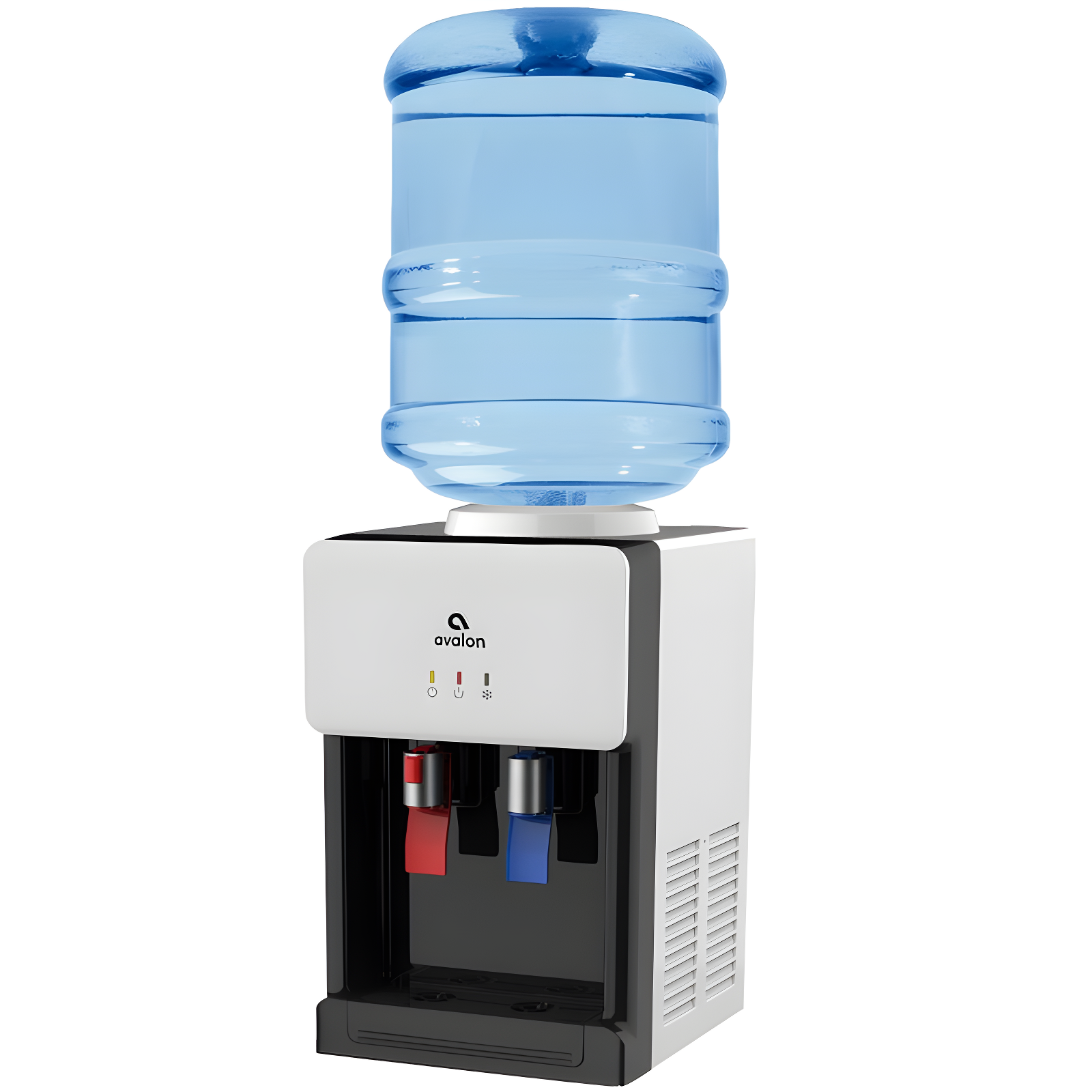 Avalon White Countertop Hot/Cold Water Dispenser with Child Safety Lock