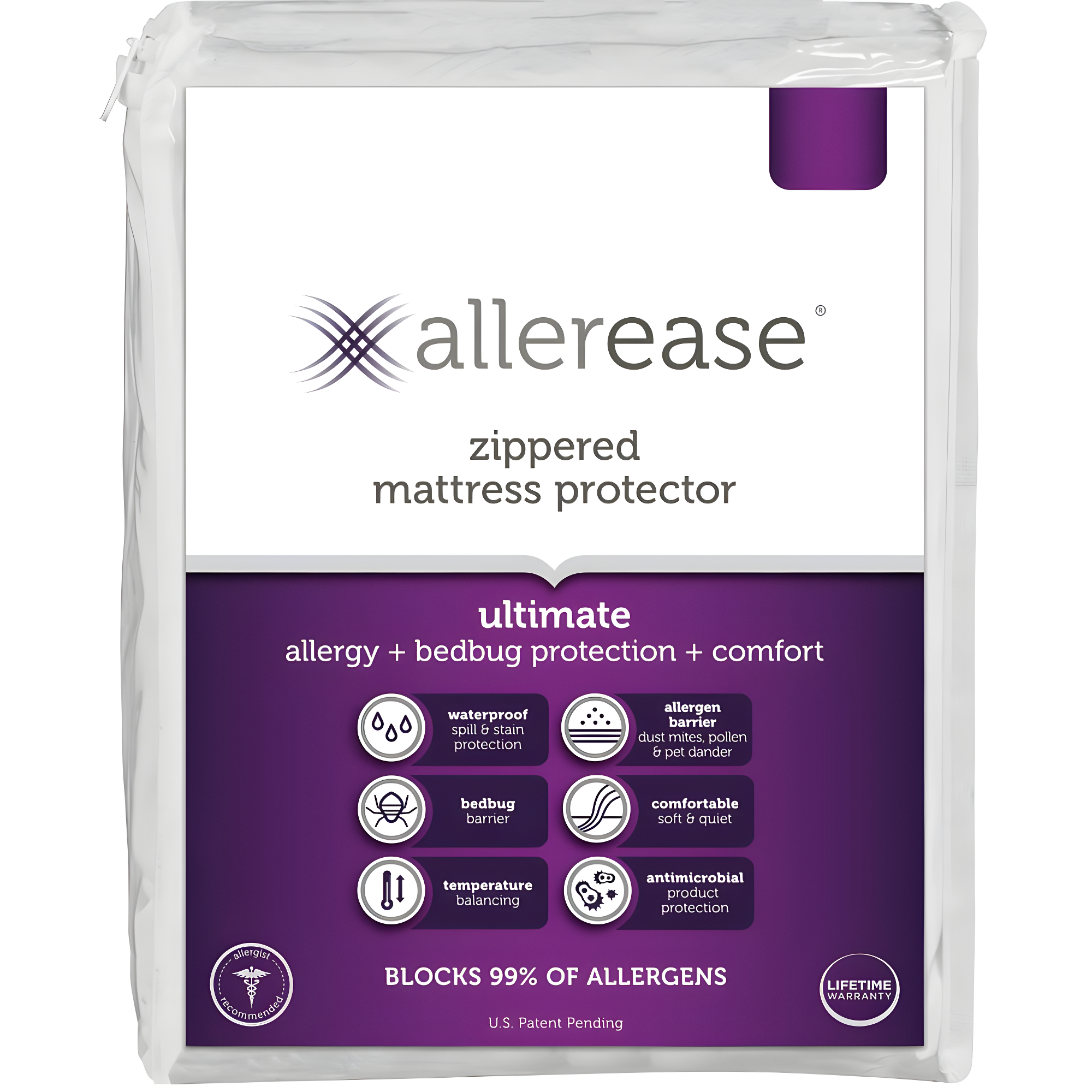 King Ultimate Cotton Waterproof Zippered Mattress Protector