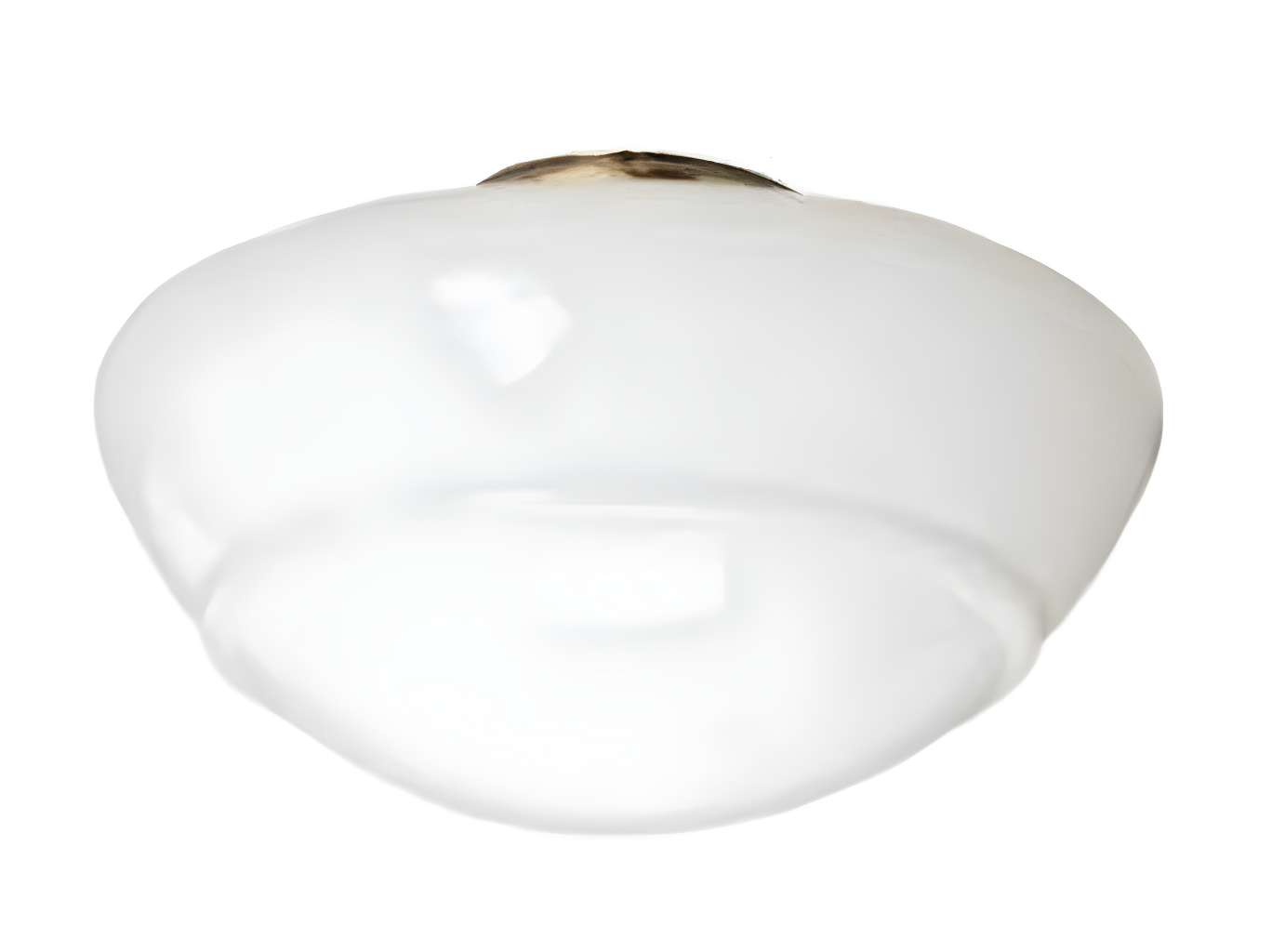 Opal Glass Modern Low-Profile Schoolhouse Globe Light Cover