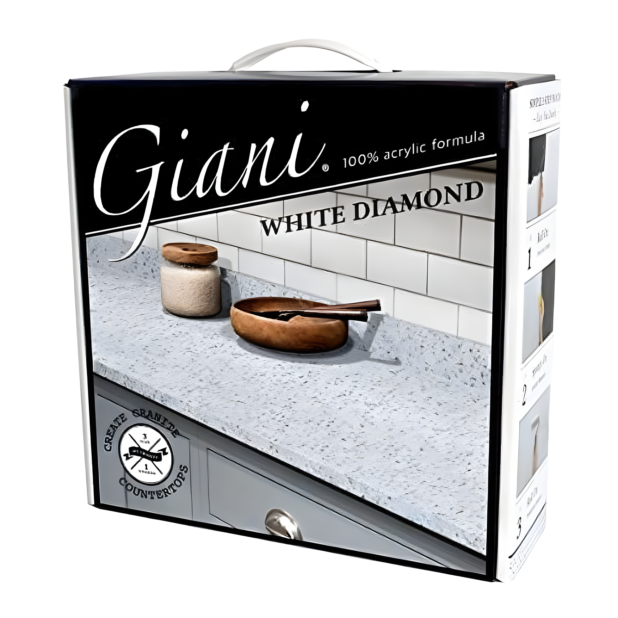 White Diamond Acrylic Countertop Paint Kit