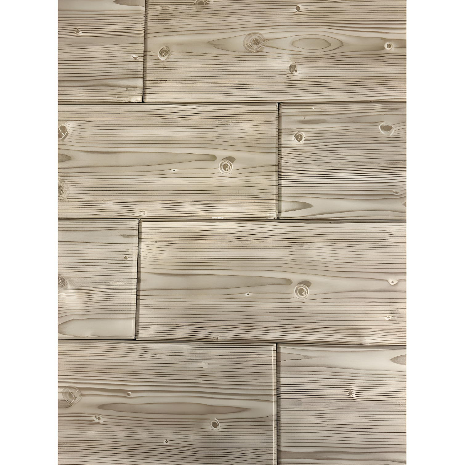 Rustic Beige Foam Wood Glue-Up Ceiling Planks 39" x 6"