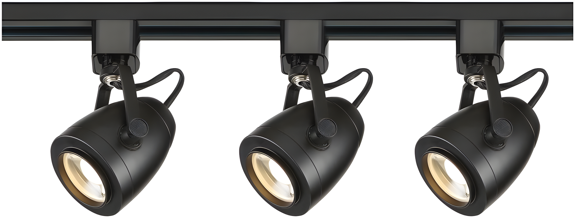 Nuvo Black 3-Light LED Track Kit with 4 ft H-Style Track