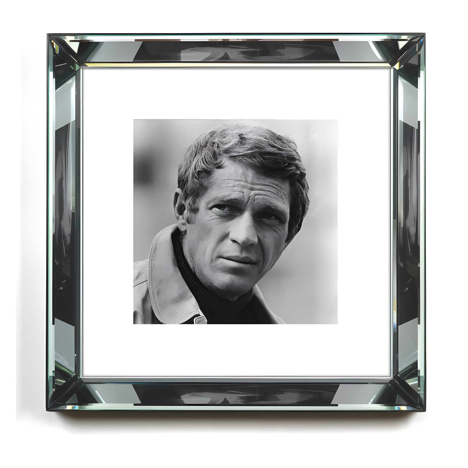 Hollywood Beveled Mirror Frame Print