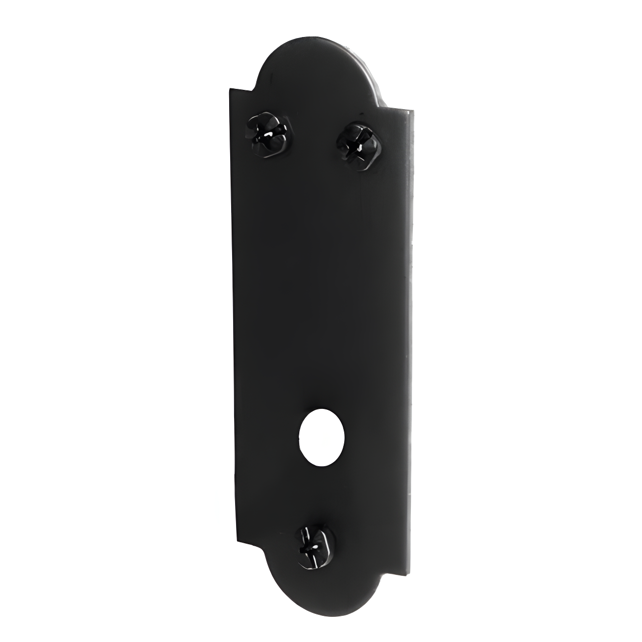 Black Iron Traditional Backplate for Adjustable Pintle