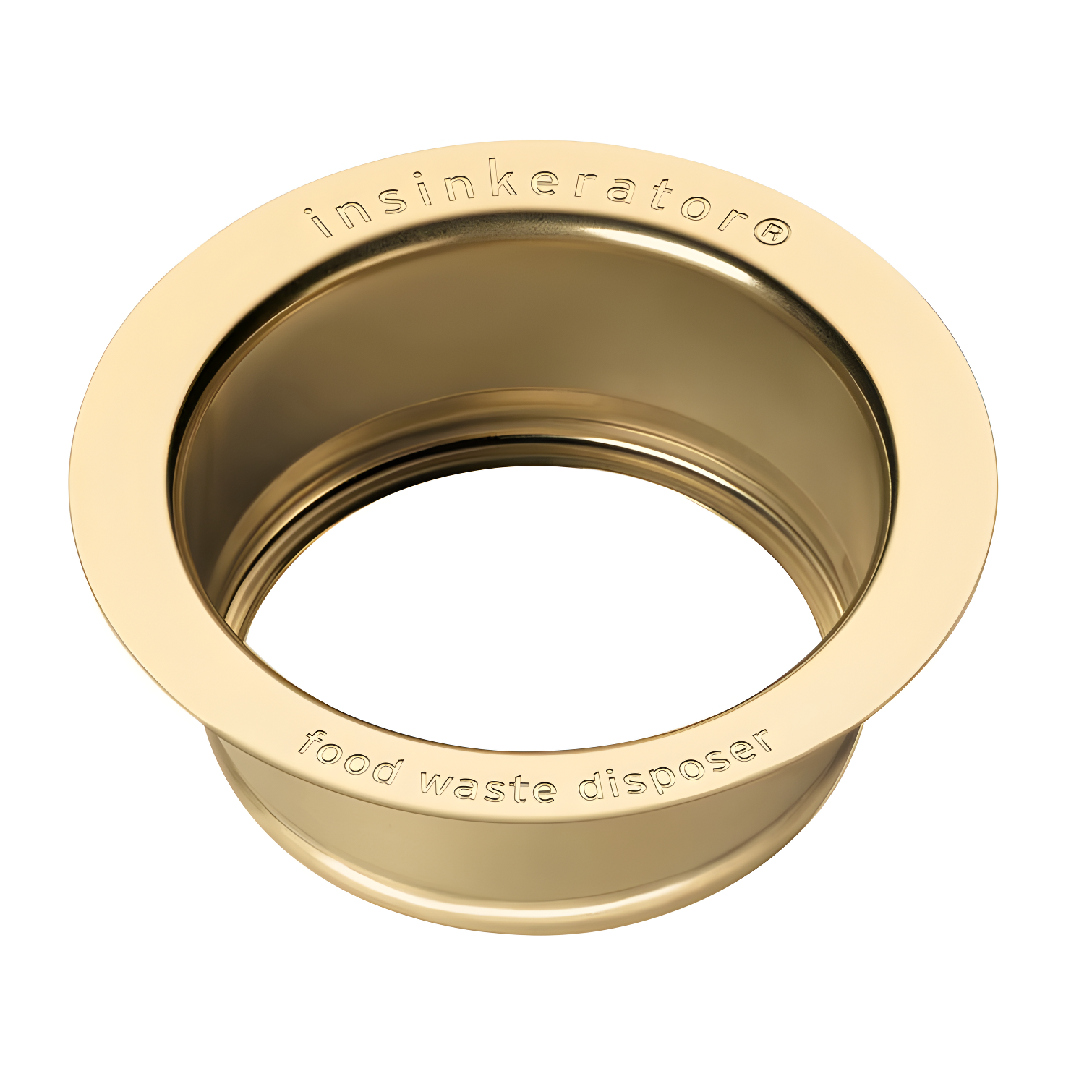 Elegant French Gold Steel Sink Flange for Garbage Disposers