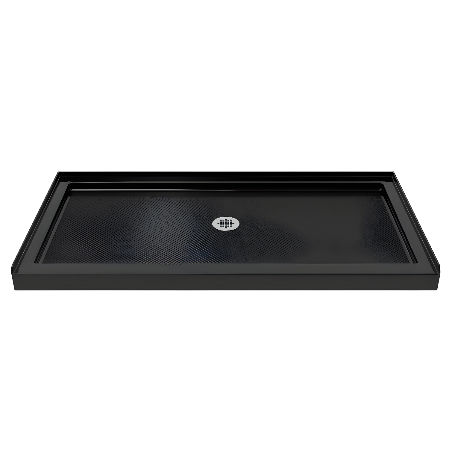 SlimLine 60" x 36" Black Acrylic Shower Base