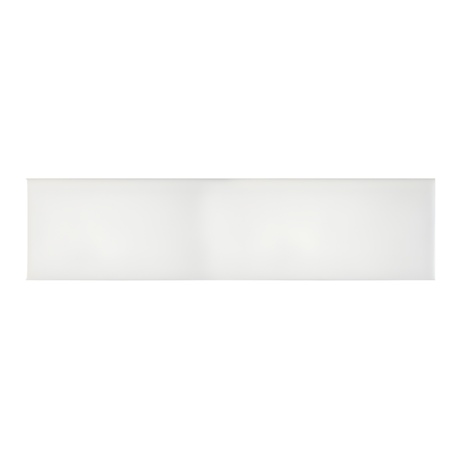 White Glossy 4'' x 12'' Ceramic Subway Wall Tile