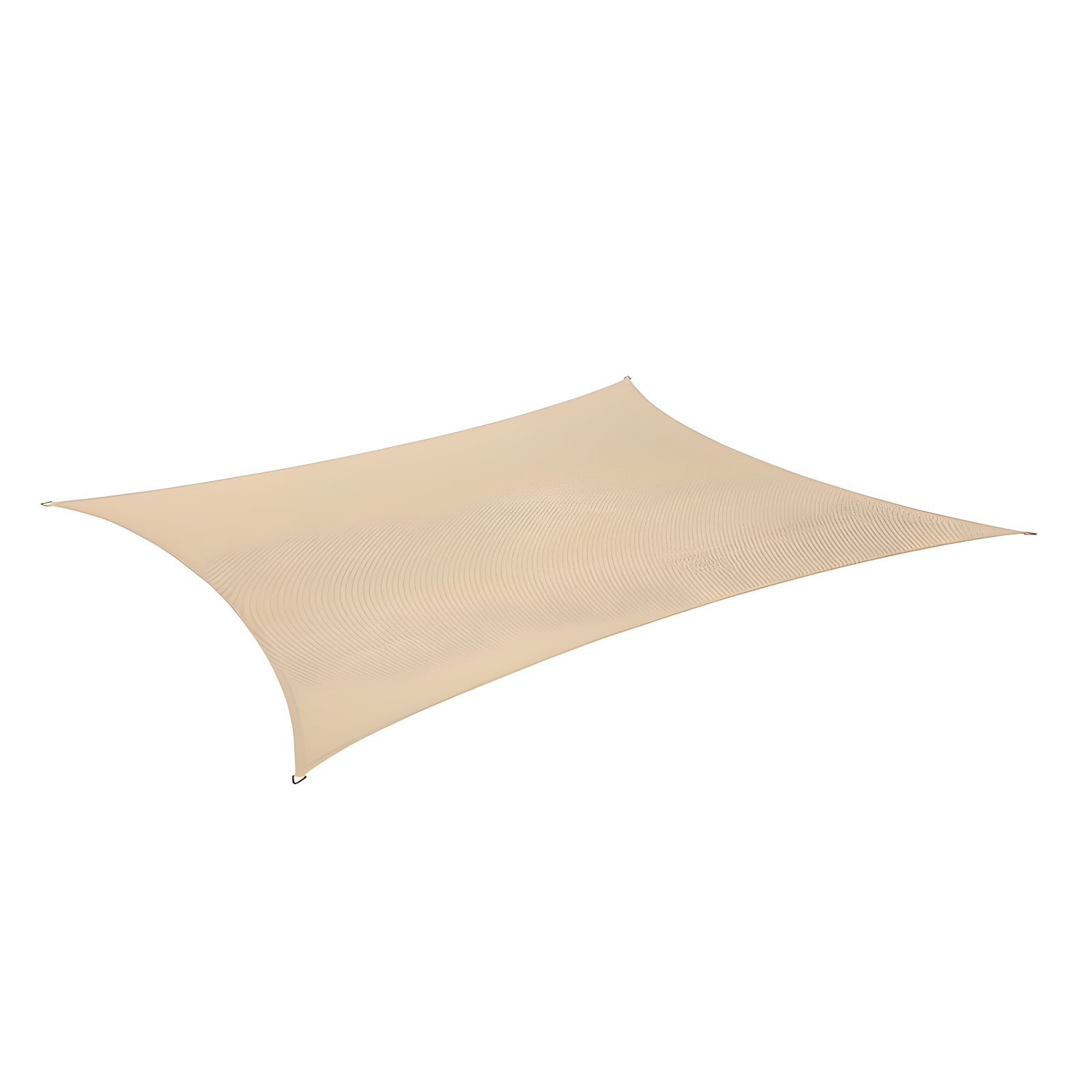 Beech Rectangle Shade Sail Kit with Stainless Steel Hardware, 16'5"x9'11"