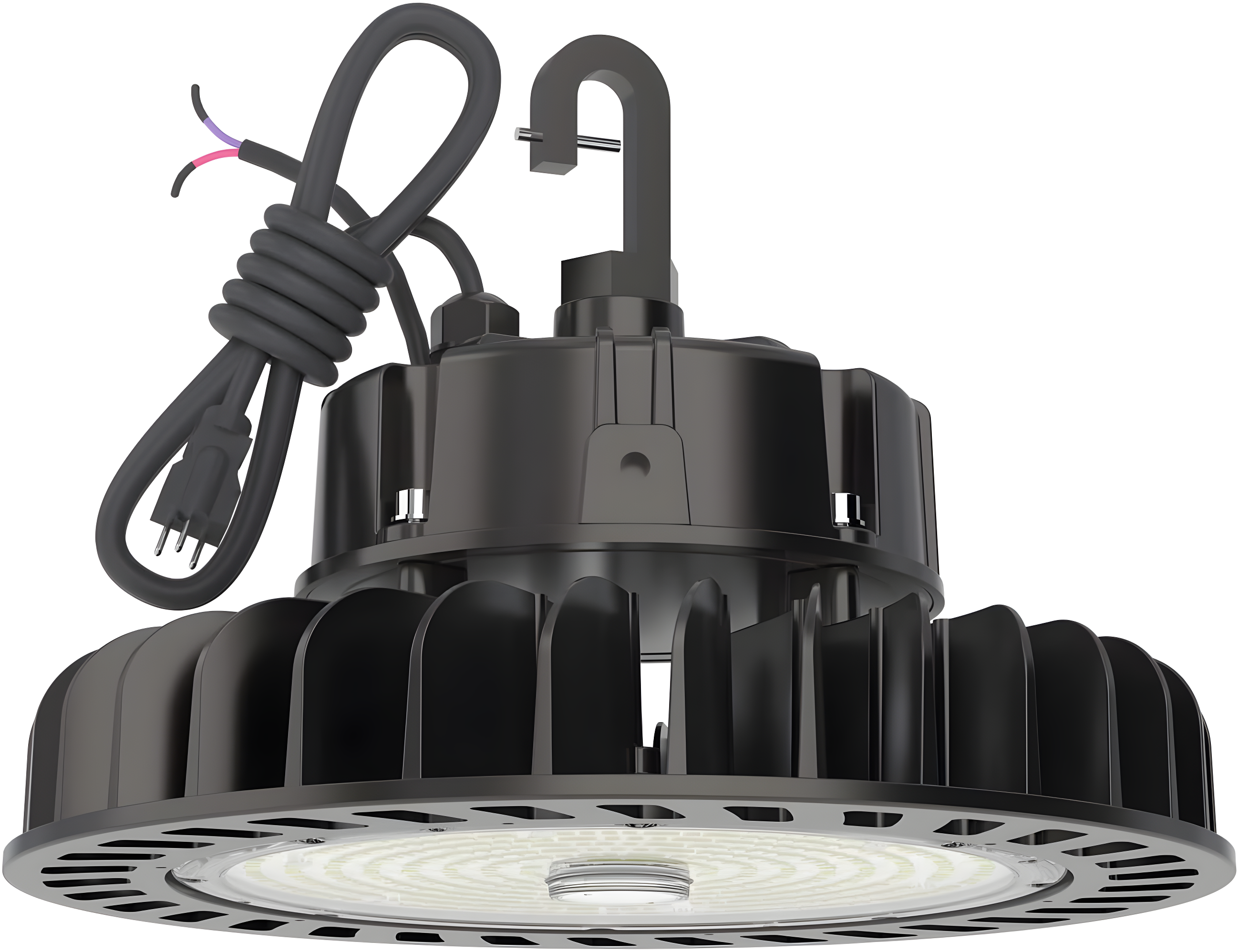 Industrial Black Aluminum LED Hanging High Bay Light