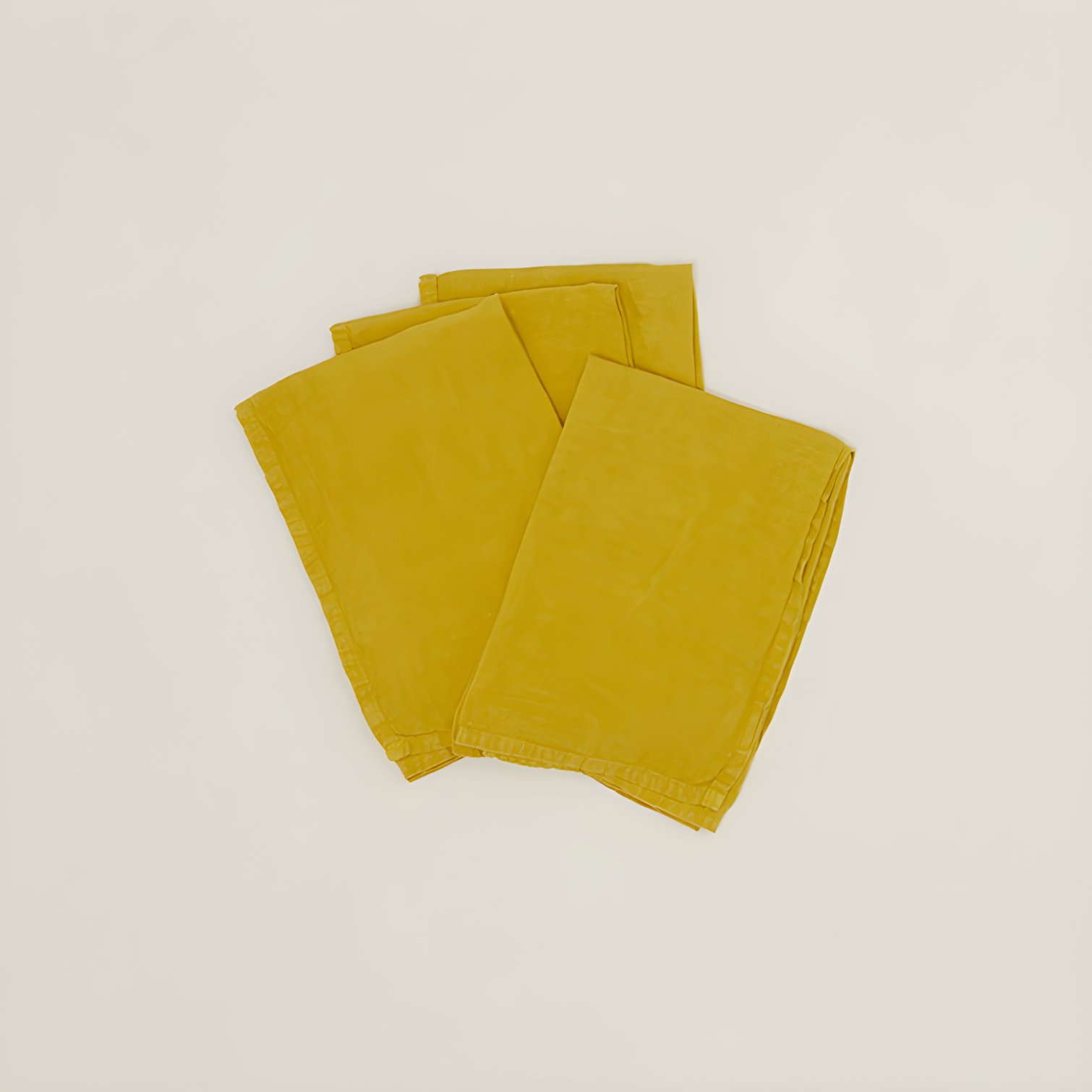 Mustard Belgian Linen Square Napkin Set of 4