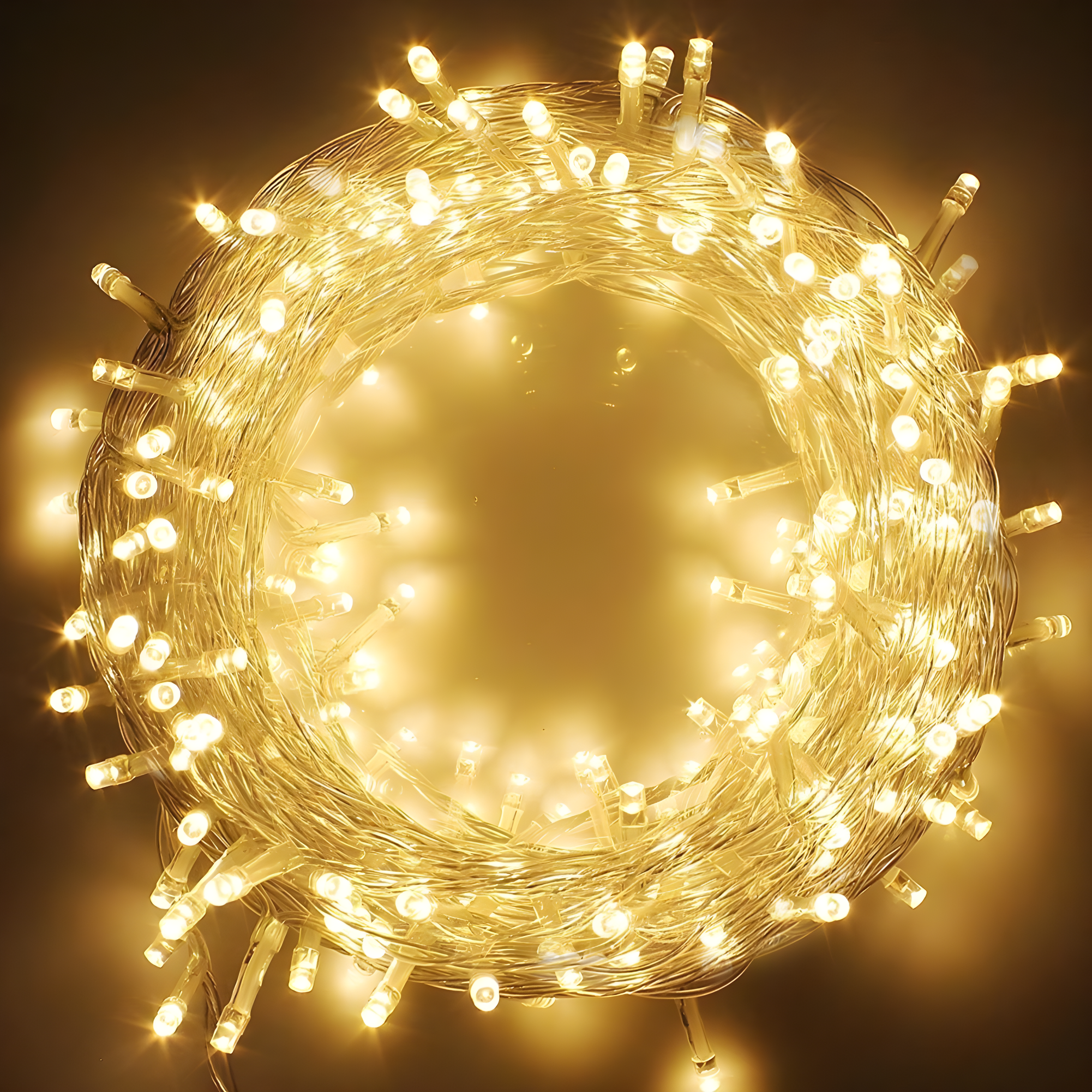 Warm White 66ft LED Christmas String Lights with 8 Modes