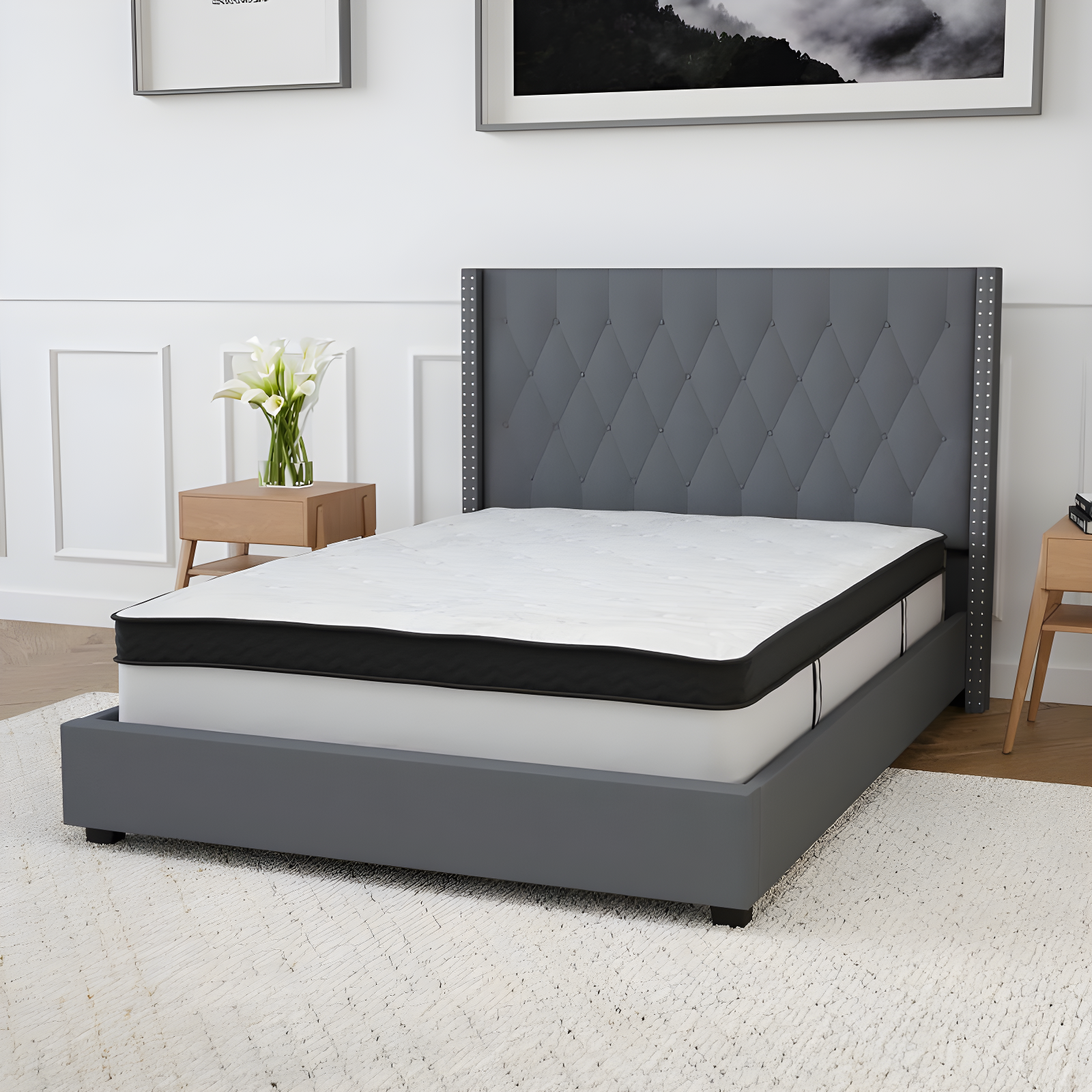 Full 12-Inch Hybrid Pocket Spring and Memory Foam Mattress