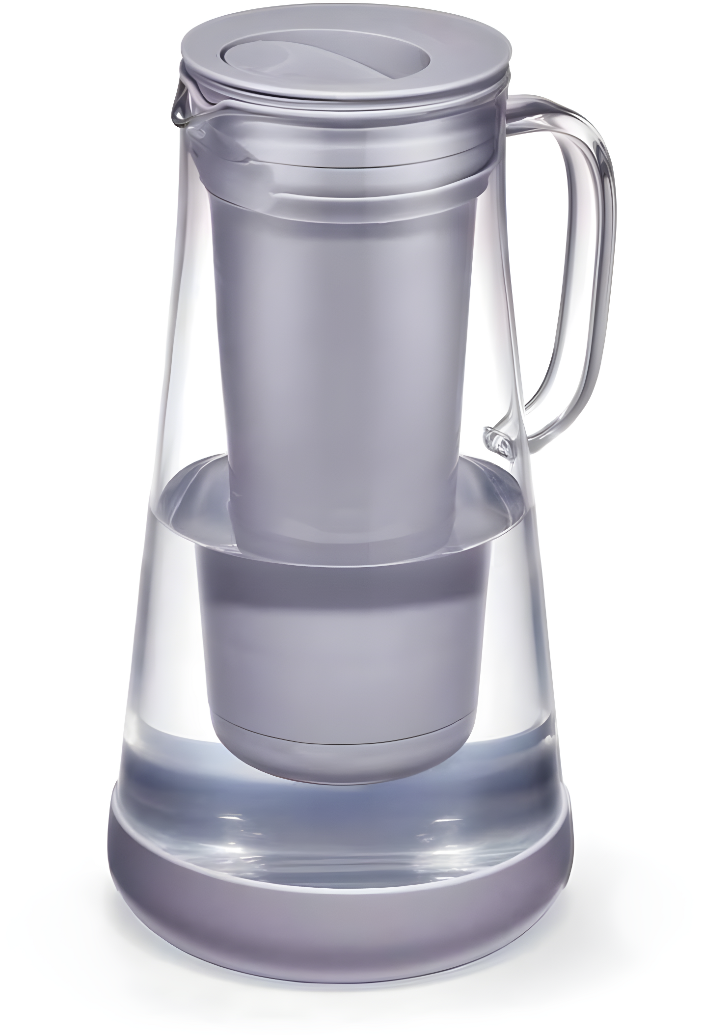 Wisteria Glass Water Filter Pitcher with Silicone Base