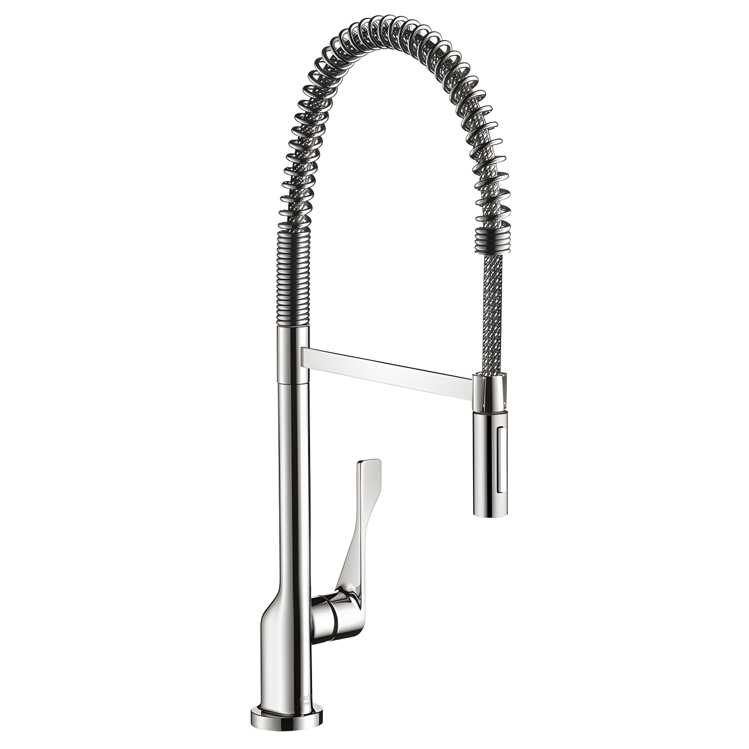 Chrome Modern Pull-Down Kitchen Faucet with Spray