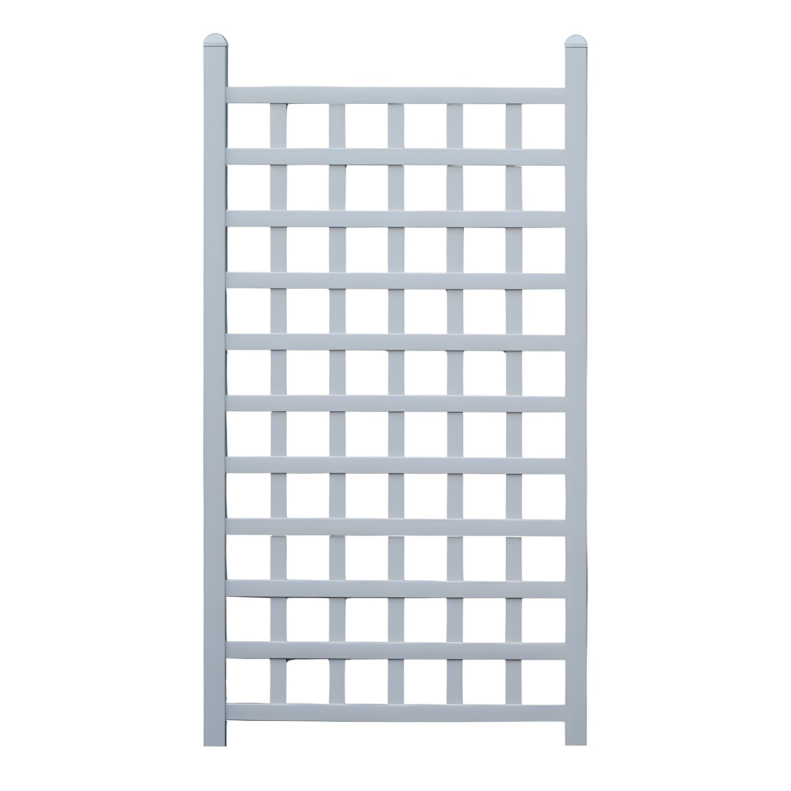 Dura-Trel White Vinyl Classic Grid Garden Trellis