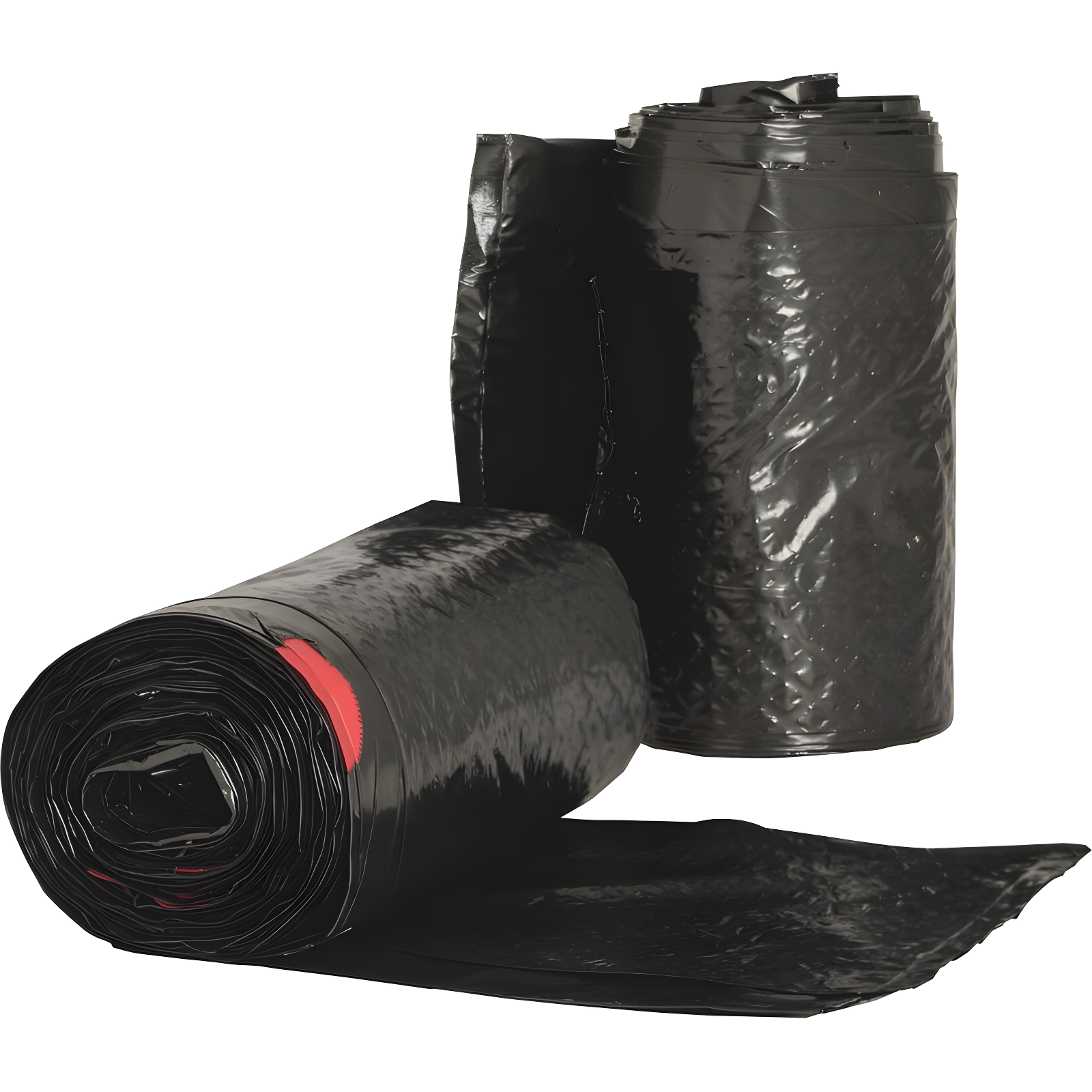 Black Puncture-Resistant Low-Density Trash Bags, 16 Gallon, 100 Count