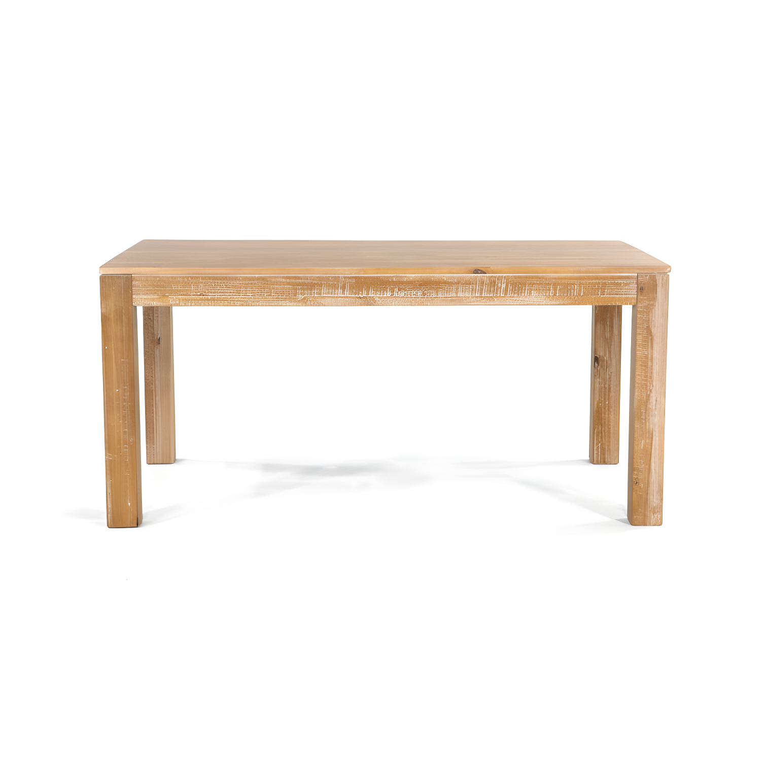 Montauk Driftwood Solid Pine Wood Dining Table for Six