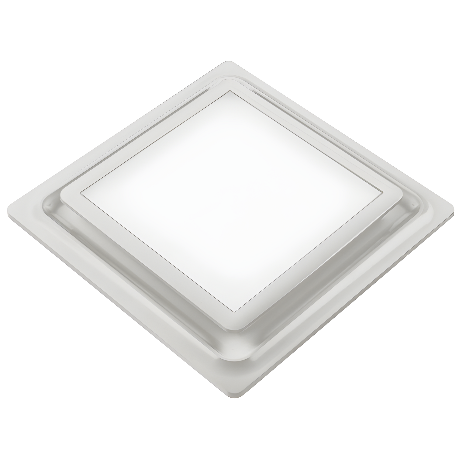 Satin Nickel 80 CFM Energy Star Bathroom Fan with LED Light