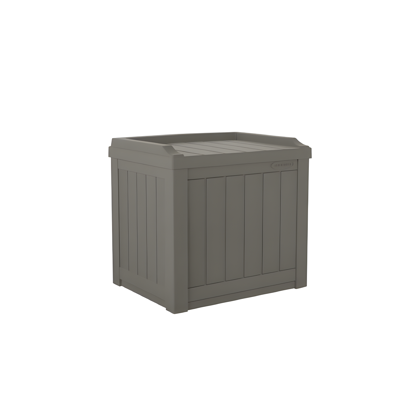 Gray 22 Gallon Resin Deck Box with Seat