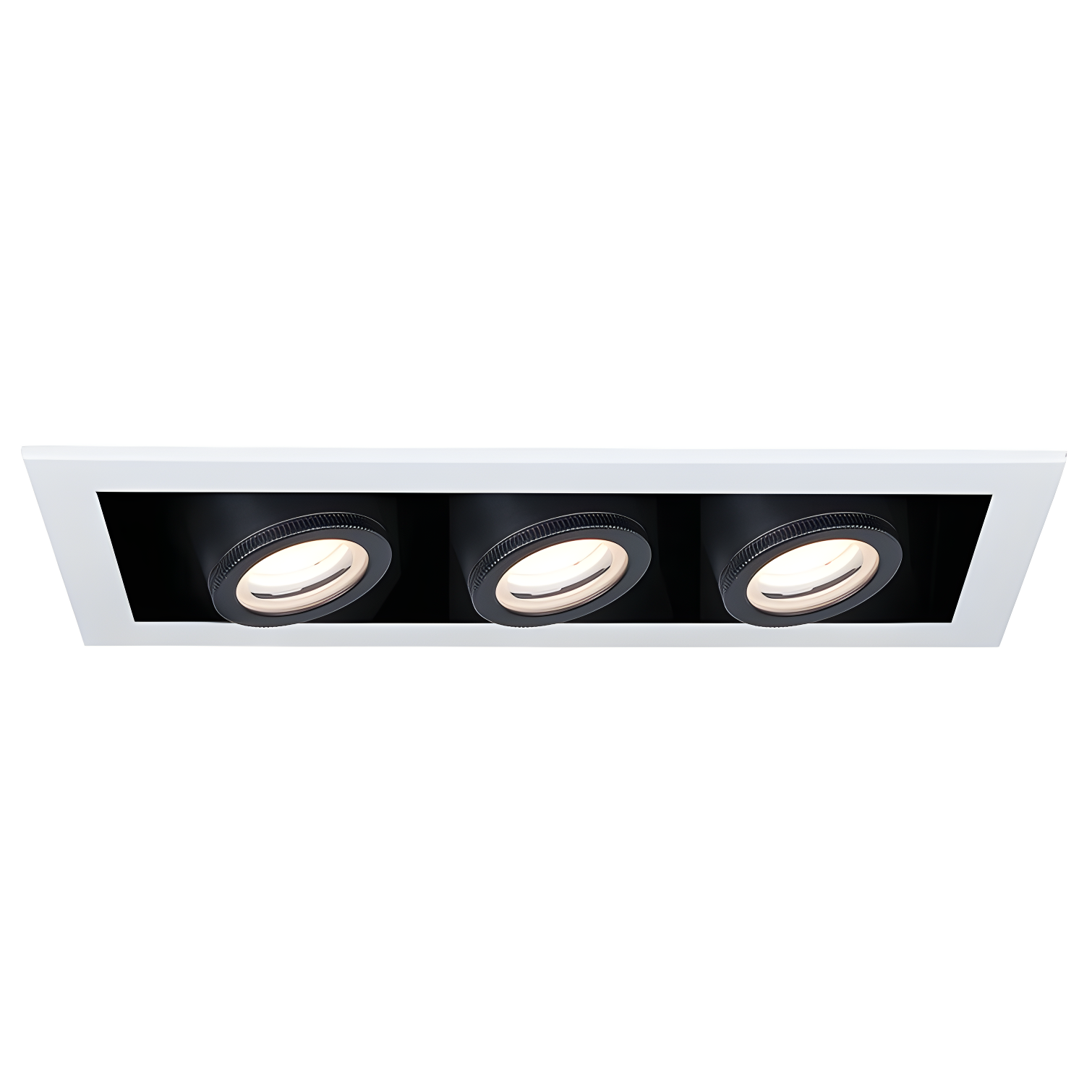 White Aluminum 23" Indoor/Outdoor LED Recessed Lighting Kit