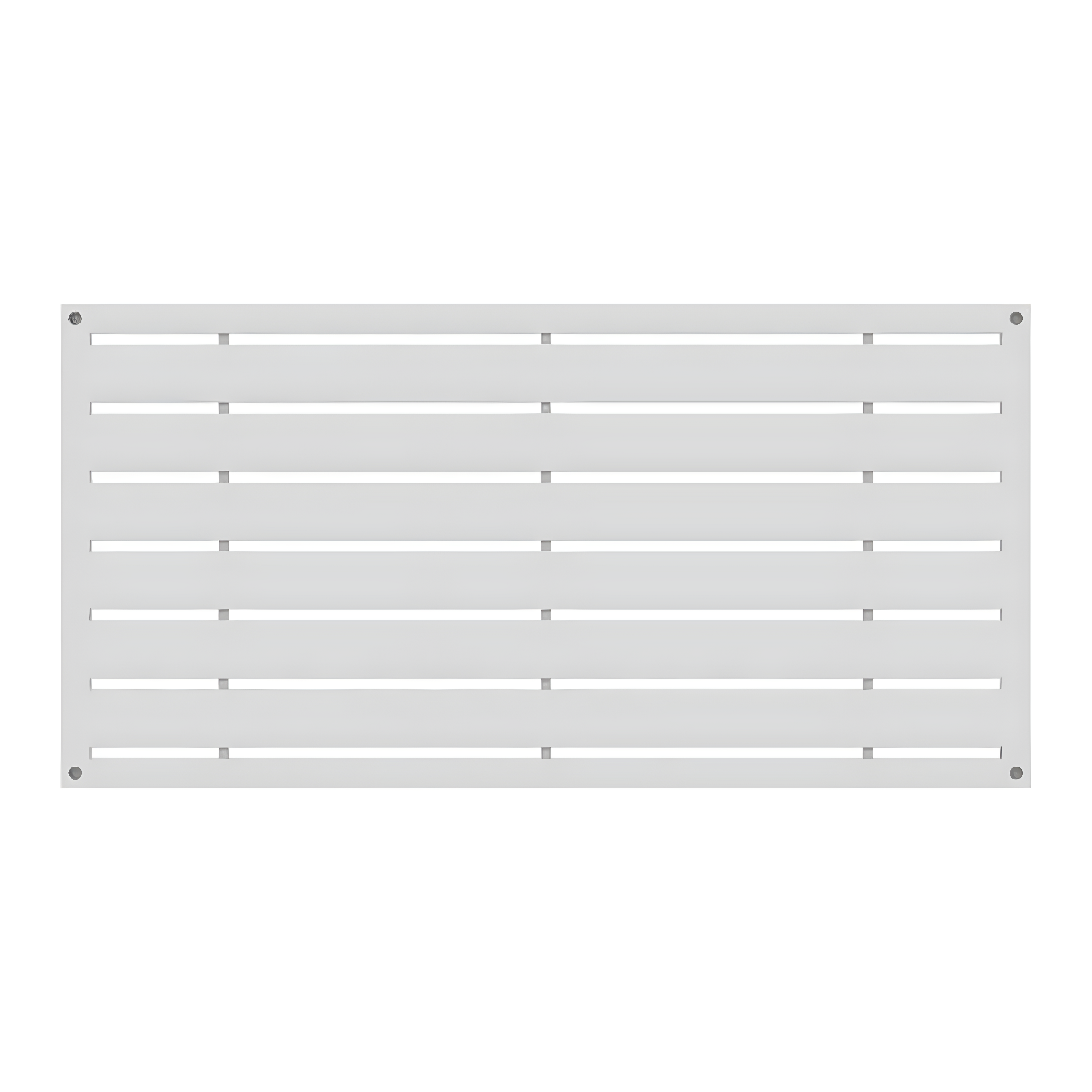 White Polymer 2x4 ft. Decorative Screen Panel