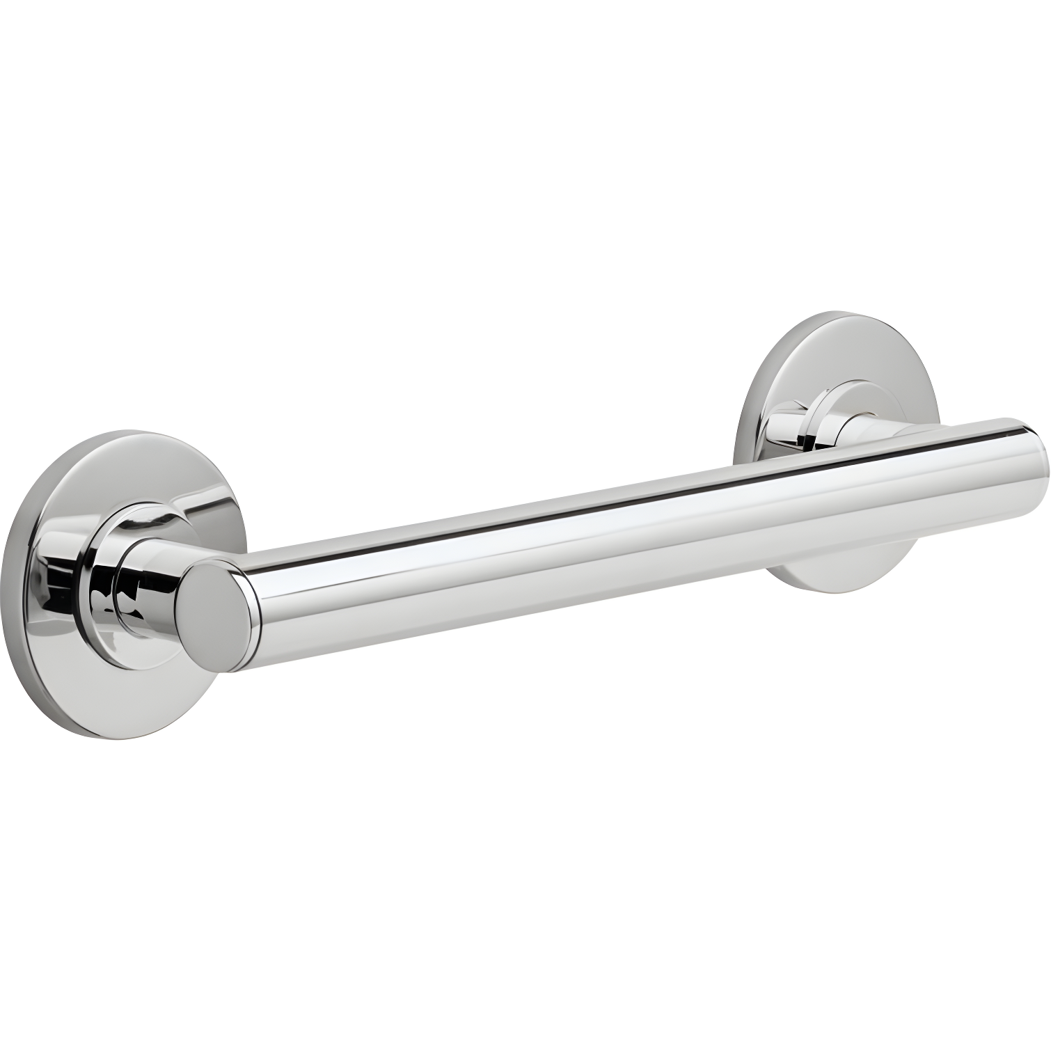 12" Polished Chrome Stainless Steel Bathroom Grab Bar