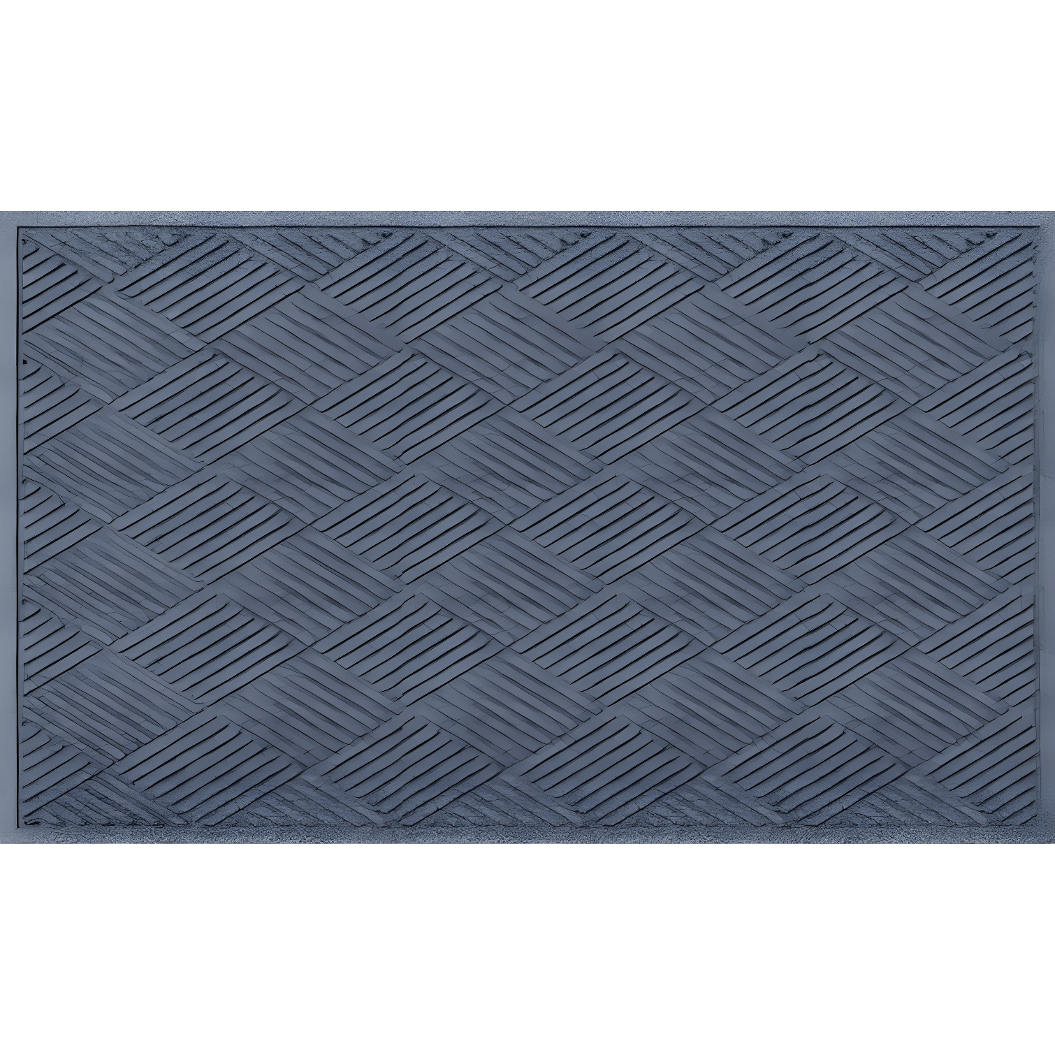 Aqua Shield Bluestone Polypropylene 22"x60" Outdoor Runner Mat