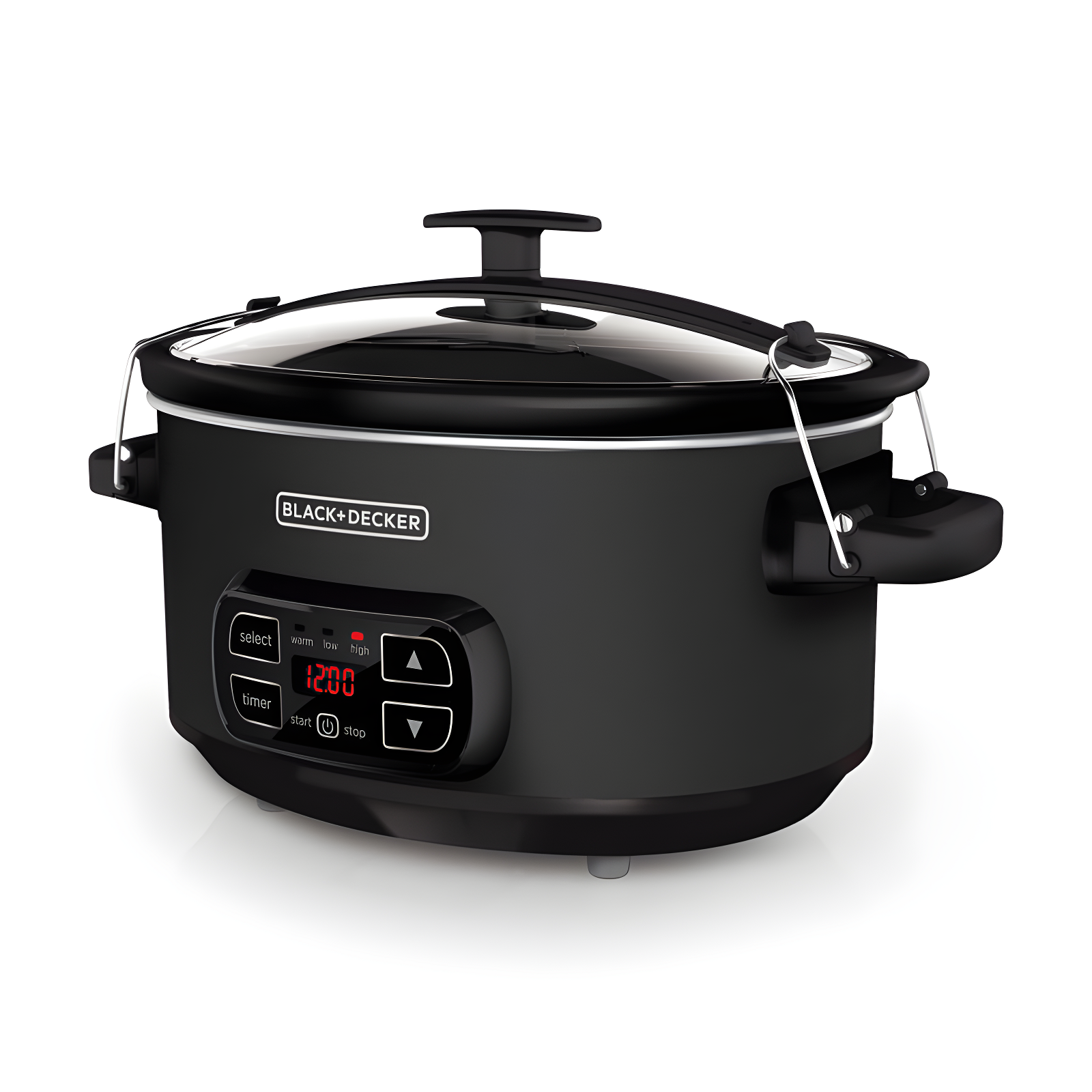 Black Digital 7-Quart Programmable Slow Cooker with Chalkboard Exterior