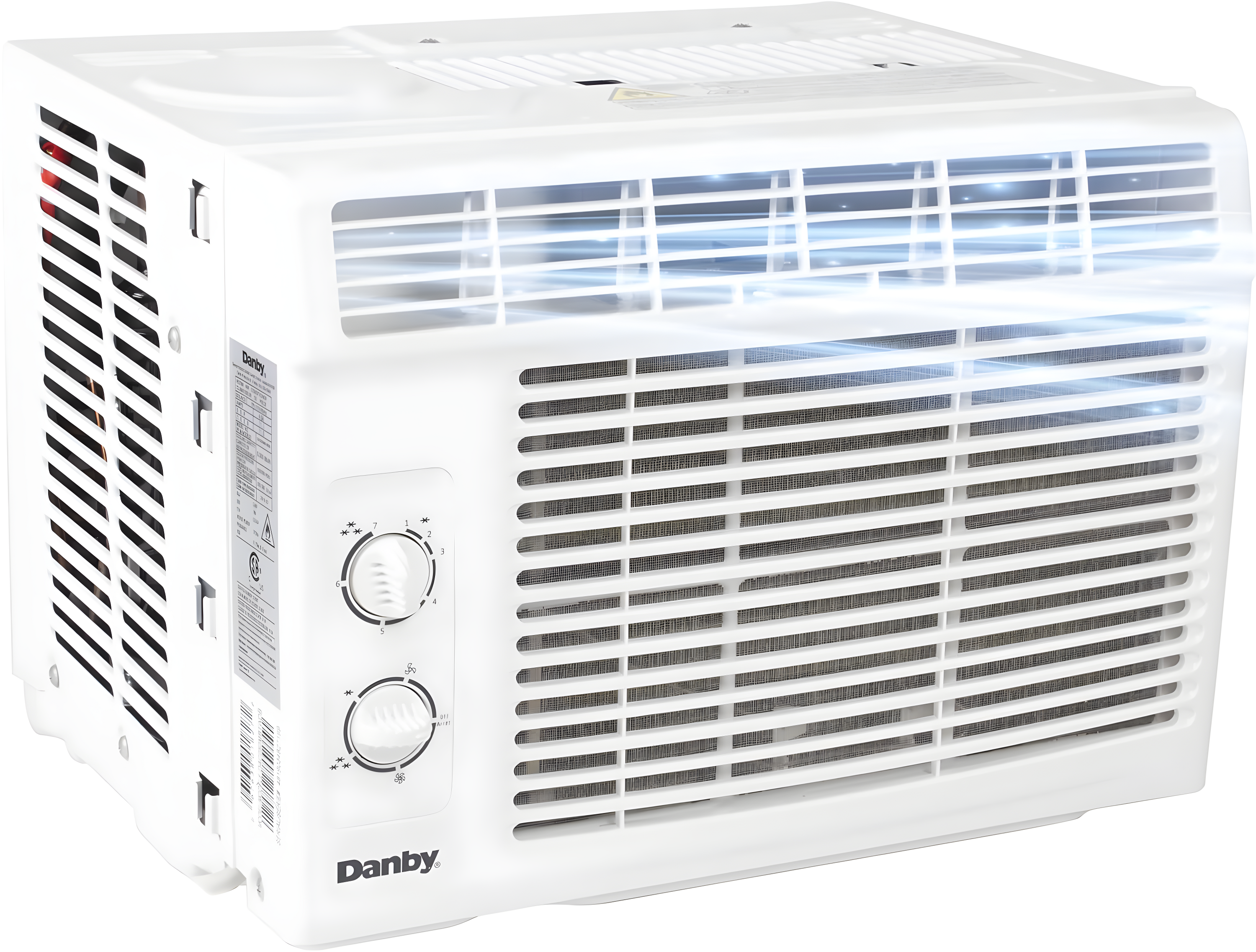 White Compact 5000 BTU Window Air Conditioner