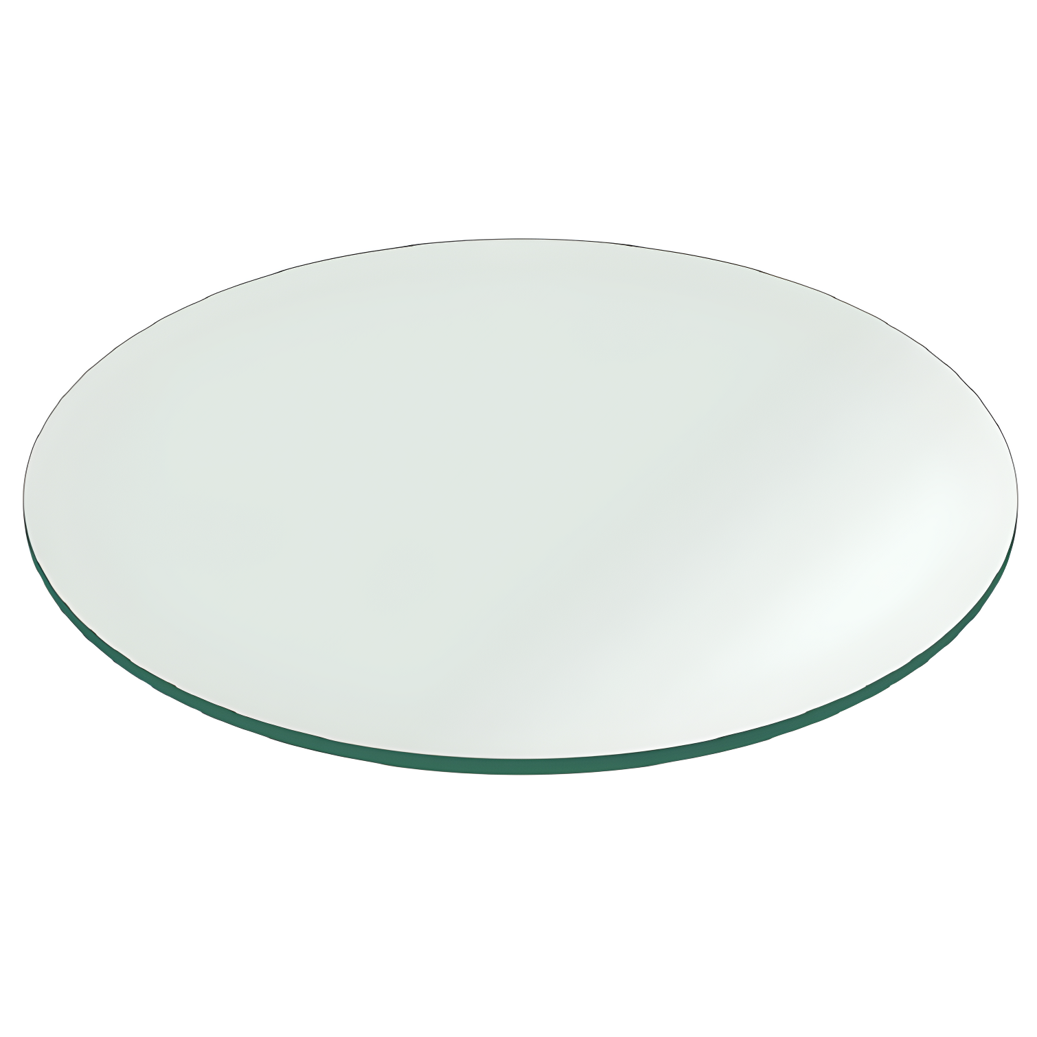 Elegant 25" Round Clear Tempered Glass Table Top