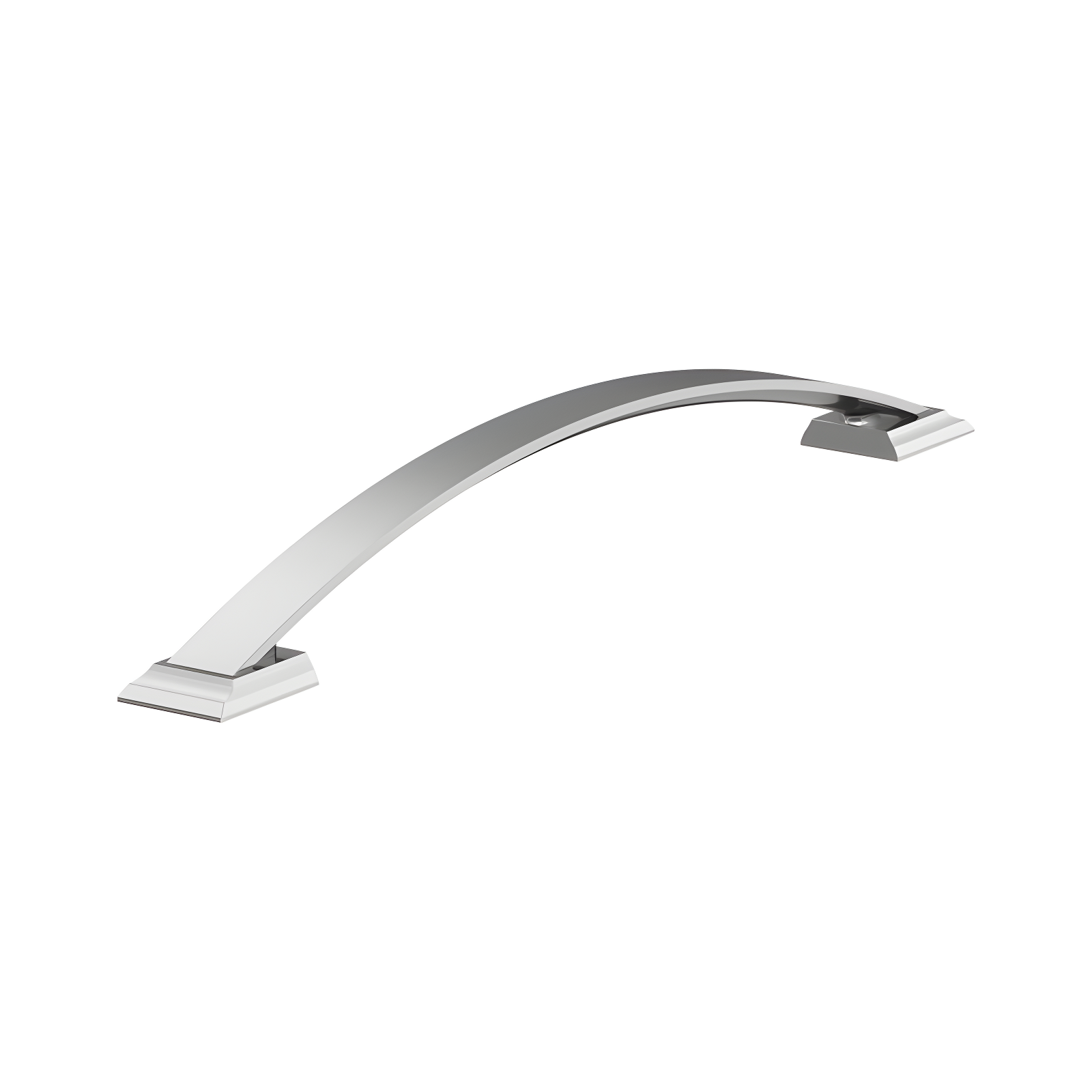 12" Polished Chrome Modern Appliance Pull with Mounting Hardware