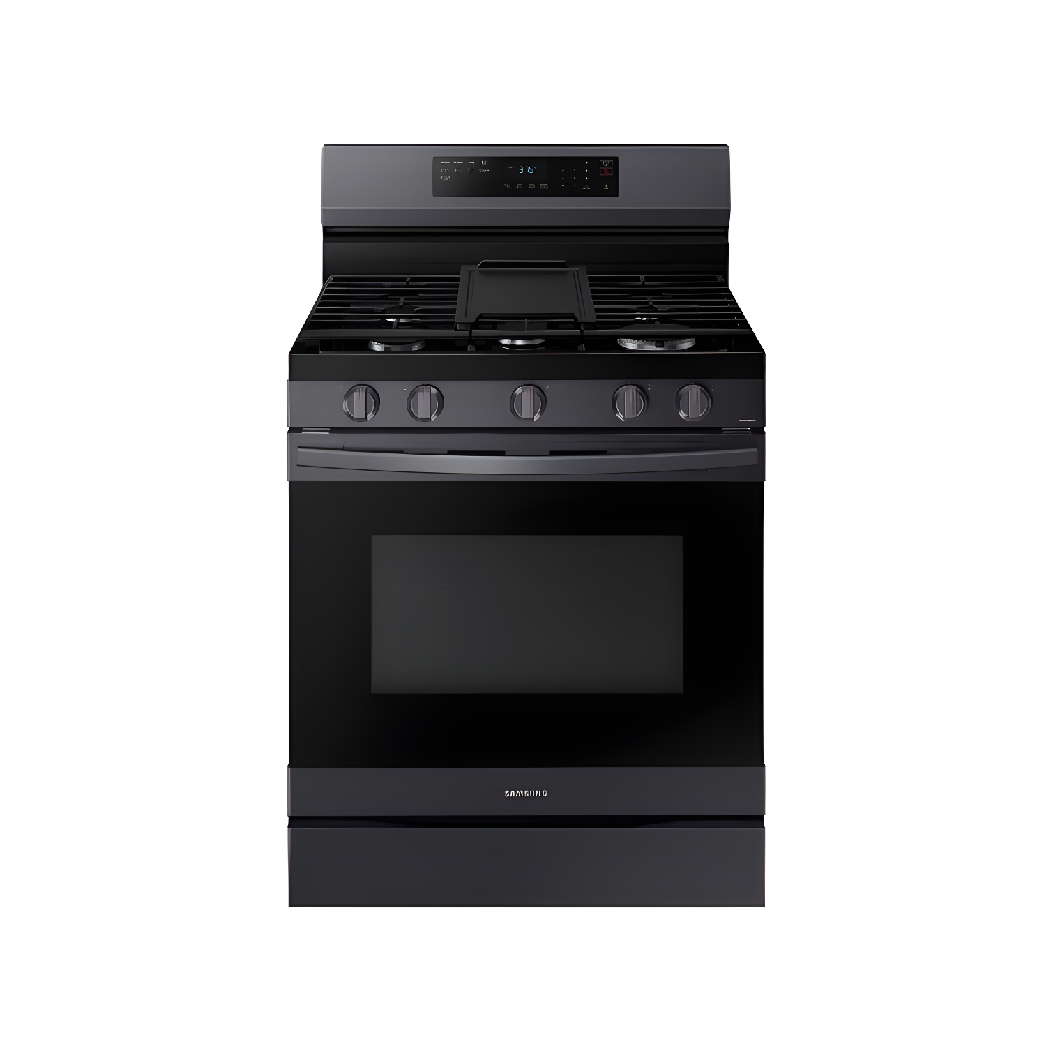 Samsung 6.0 cu. ft. Black Stainless Steel Smart Gas Range with Griddle