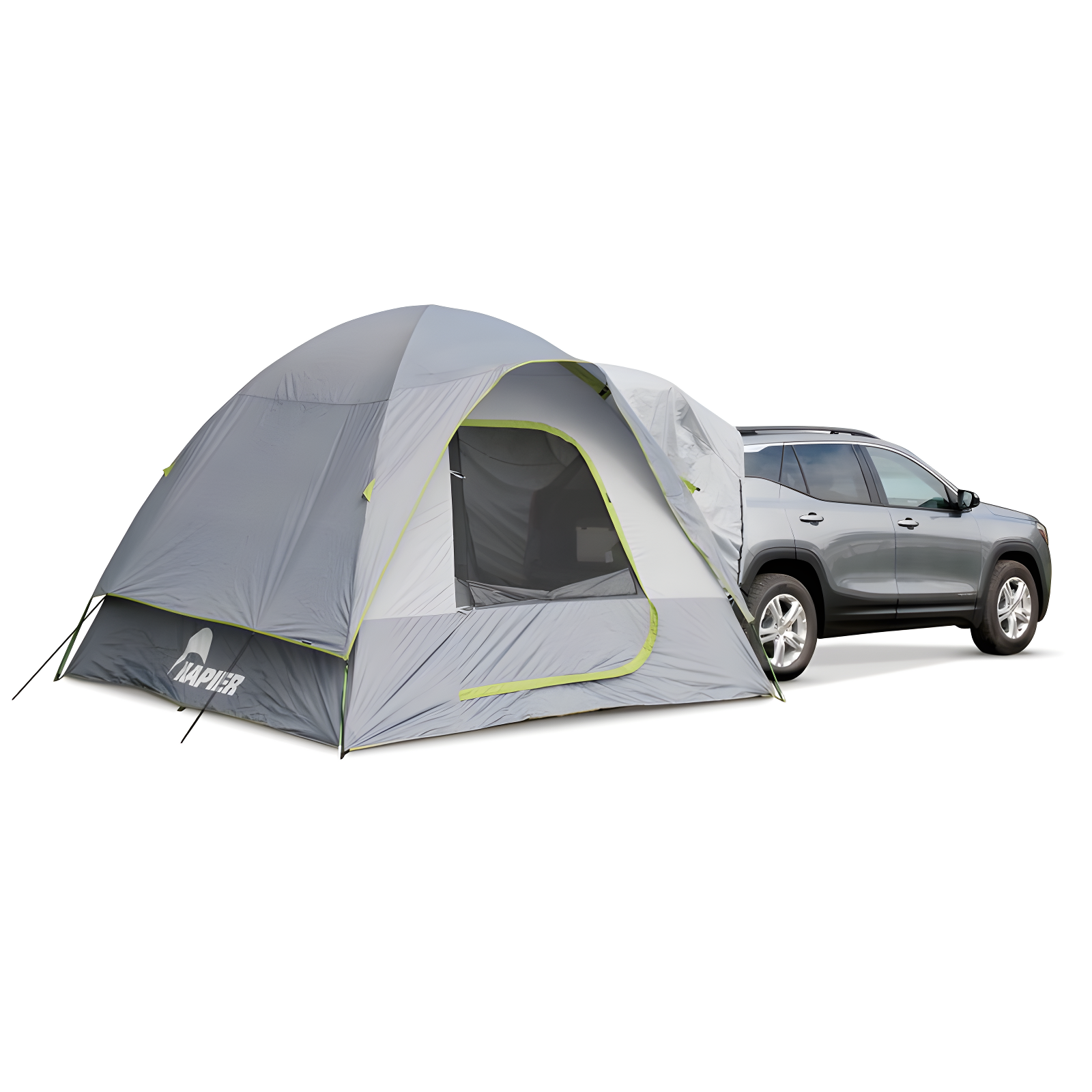 Napier 5-Person Green and Gray SUV Camping Tent with Mesh Windows