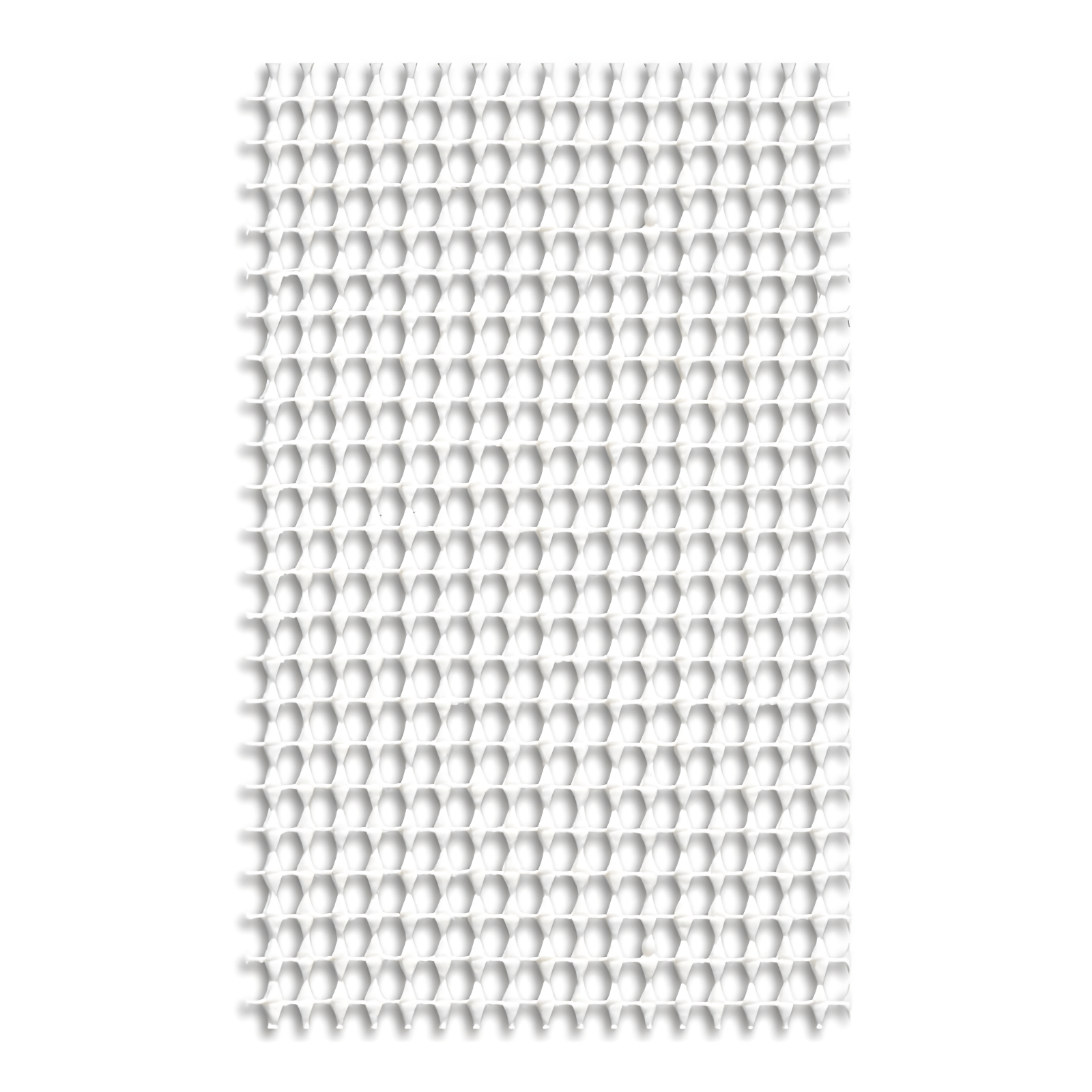 Cream 2' x 3' Non-Slip PVC Rug Pad
