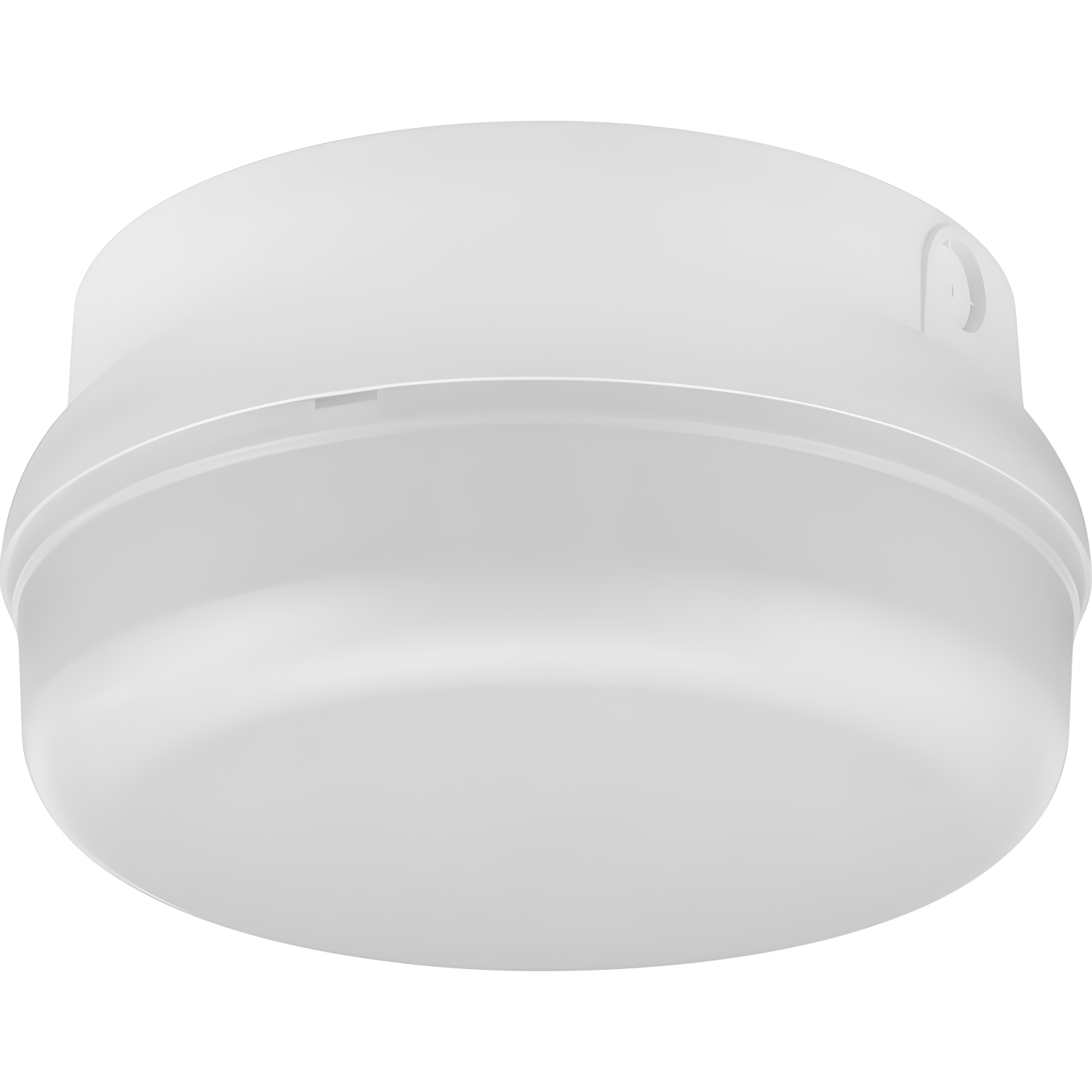 Satin White Polycarbonate LED Outdoor Flush Mount