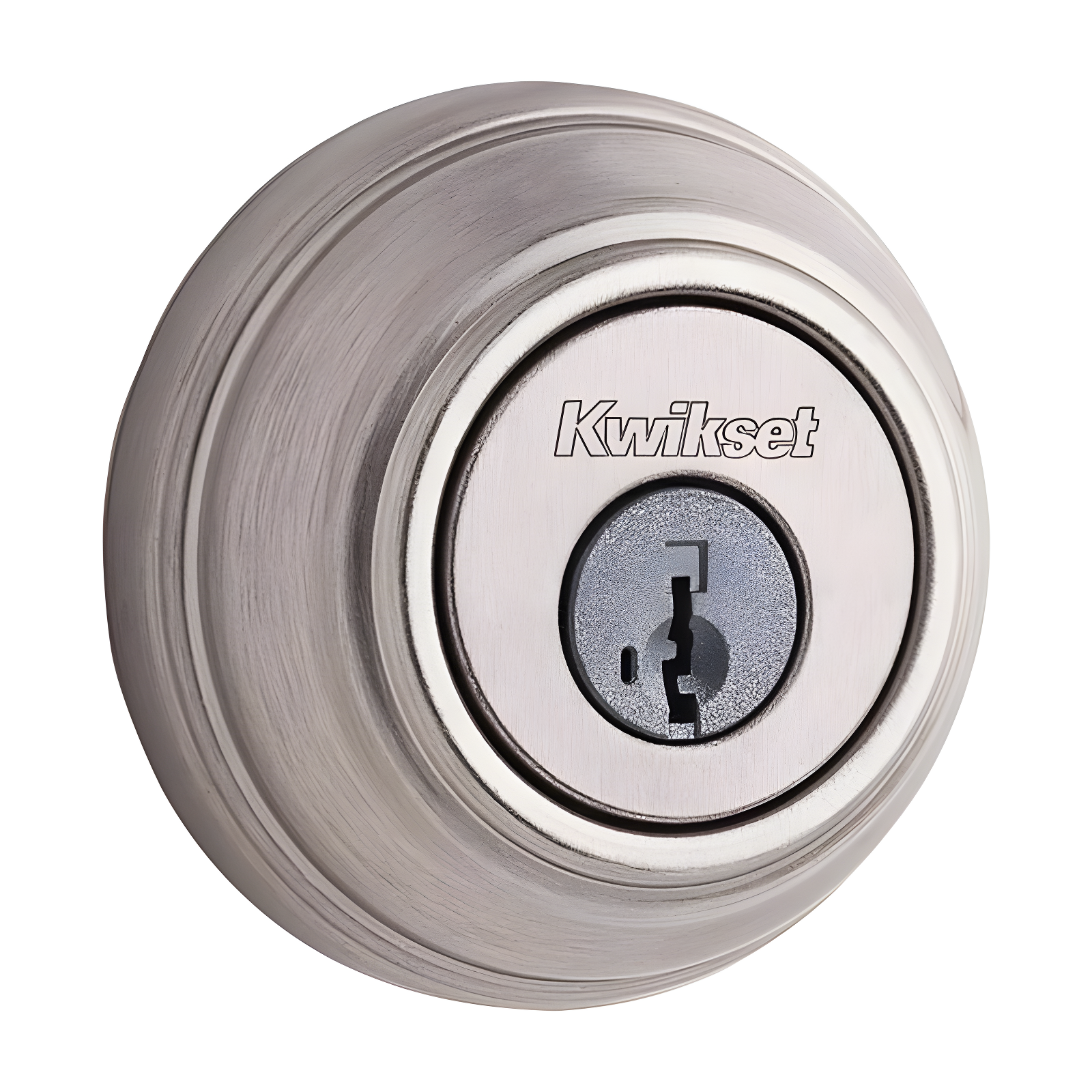 Kwikset Satin Nickel Universal Handing Deadbolt