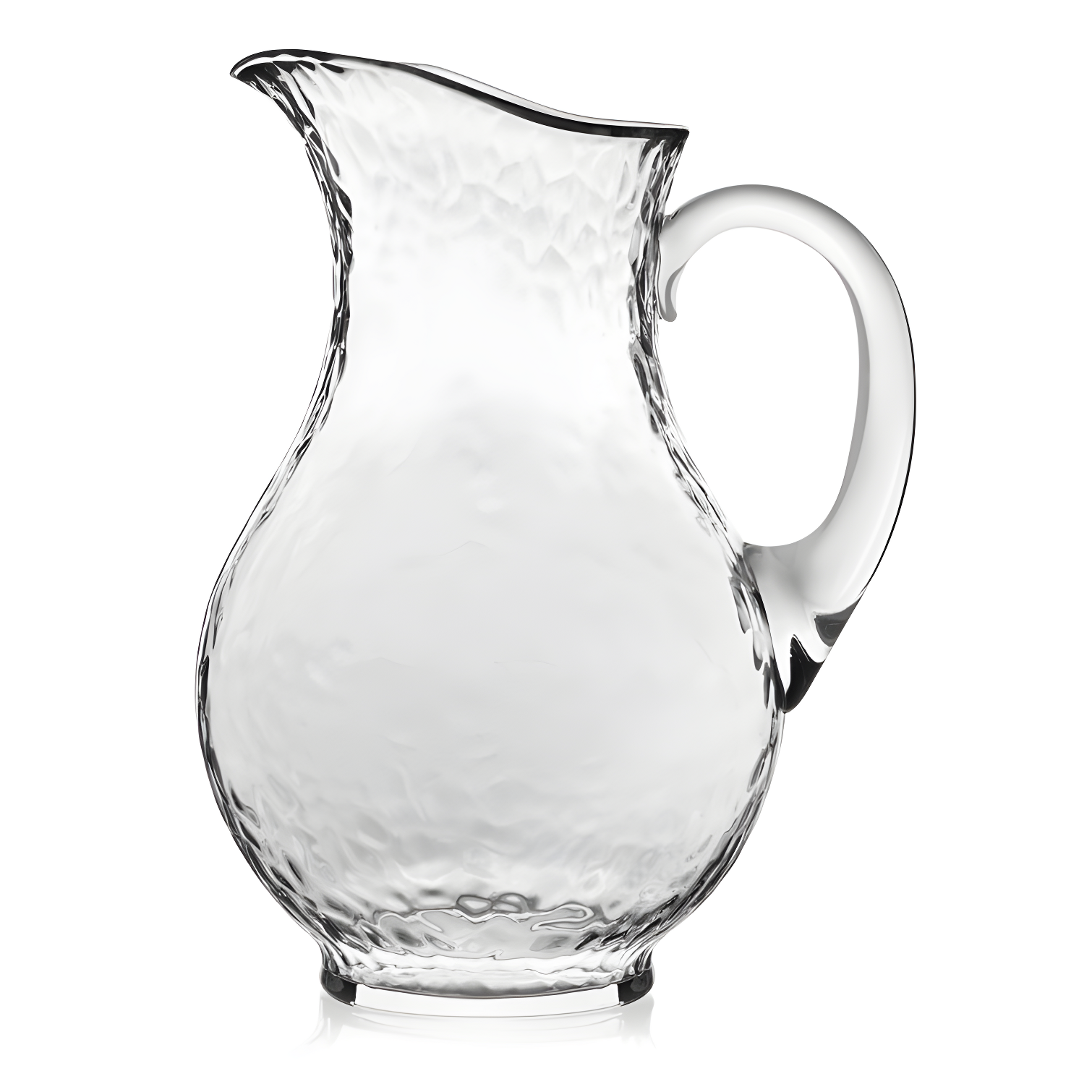 Yucatan Clear Ripple Glass Pitcher, 86.9-ounce