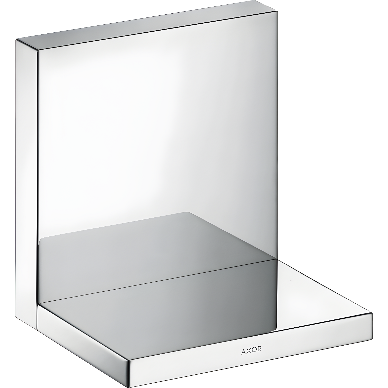 Chrome Modern Wall Mount Shower Shelf